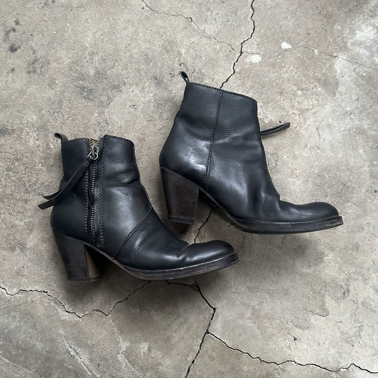 Acne Studios Rare Acne Studios platform Boots Leather Heels Ankle Size US 10 / IT 40 - 4 Thumbnail