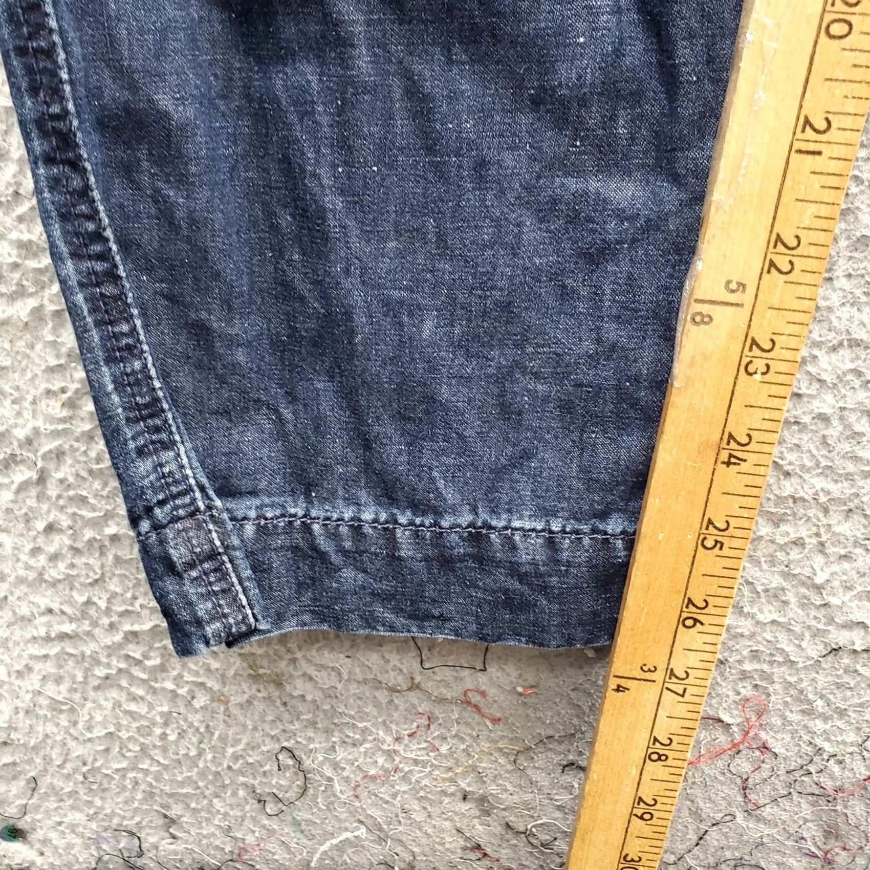 J.Crew J.Crew Jumpsuit Womens 6 Blue Denim Belted Utility Puff Sleeve Front Zip Shirt Size 28" / US 6 / IT 42 - 4 Thumbnail