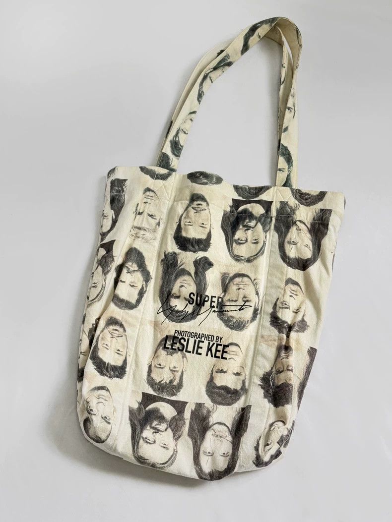 Yohji Yamamoto yohji yamamoto 13ss Portrait Print Tote Bag Size ONE SIZE - 8 Thumbnail