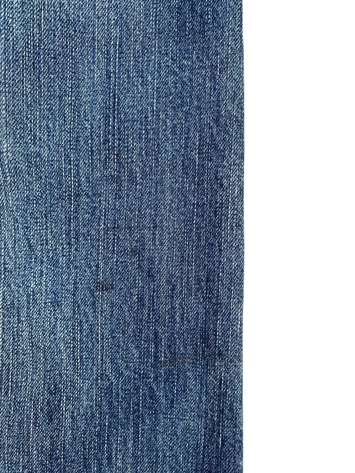 Edwin VINTAGE EDWIN 505 SELVEDGE FADED & RUSTY DISTRESSED DENIM Size US 32 / EU 48 - 24 Thumbnail