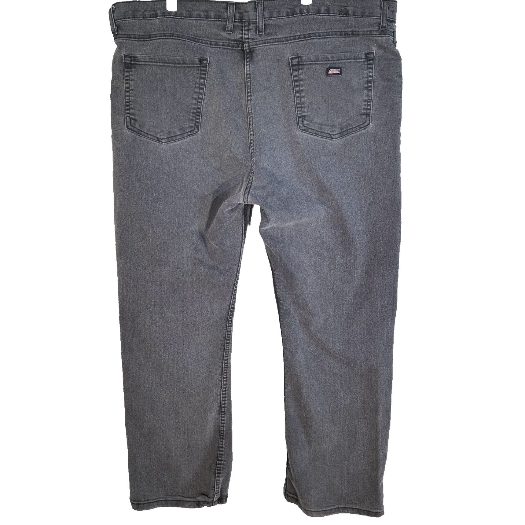 Dickies VINTAGE Dickies Jeans Mens 44x30 Gray Straight Leg Stretch Denim Pants Classic Fit Zip Size US 44 / EU 60 - 2 Thumbnail