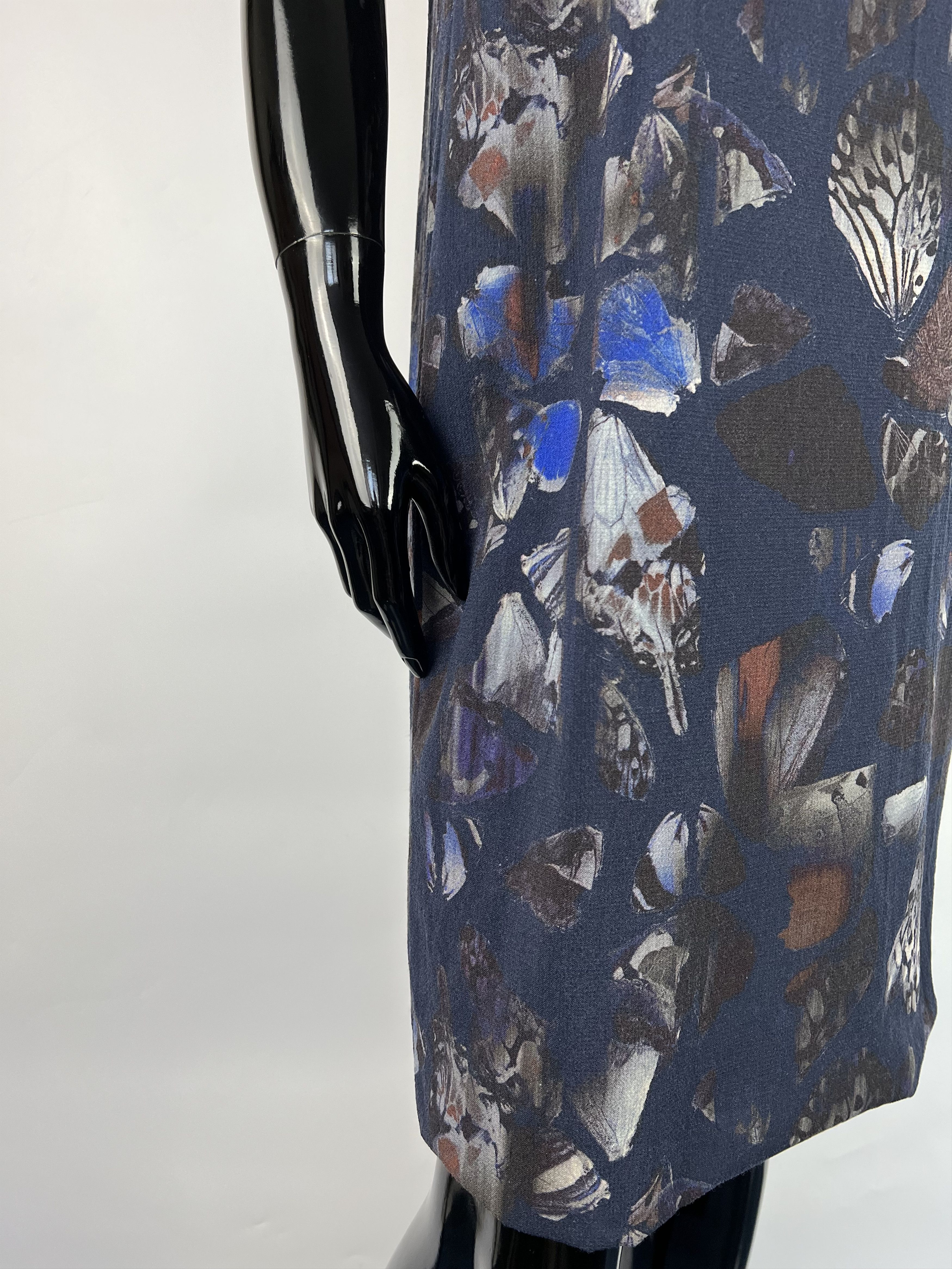 Akris Akris Baterfly Print Wool Dress Size XS Size XS / US 0-2 / IT 36-38 - 6 Thumbnail