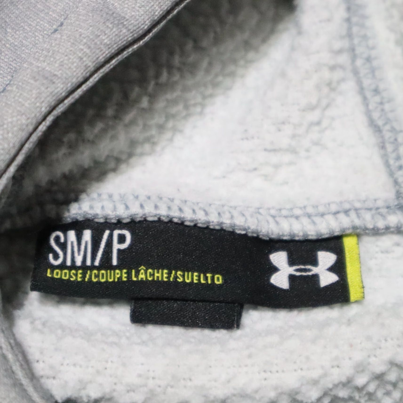 Under Armour Under Armour Opaque Solid Gray Pullover Hoodie High Neck Coldgear Adult Men's M Medium Hoodie Mens Size US M / EU 48-50 / 2 - 2 Thumbnail