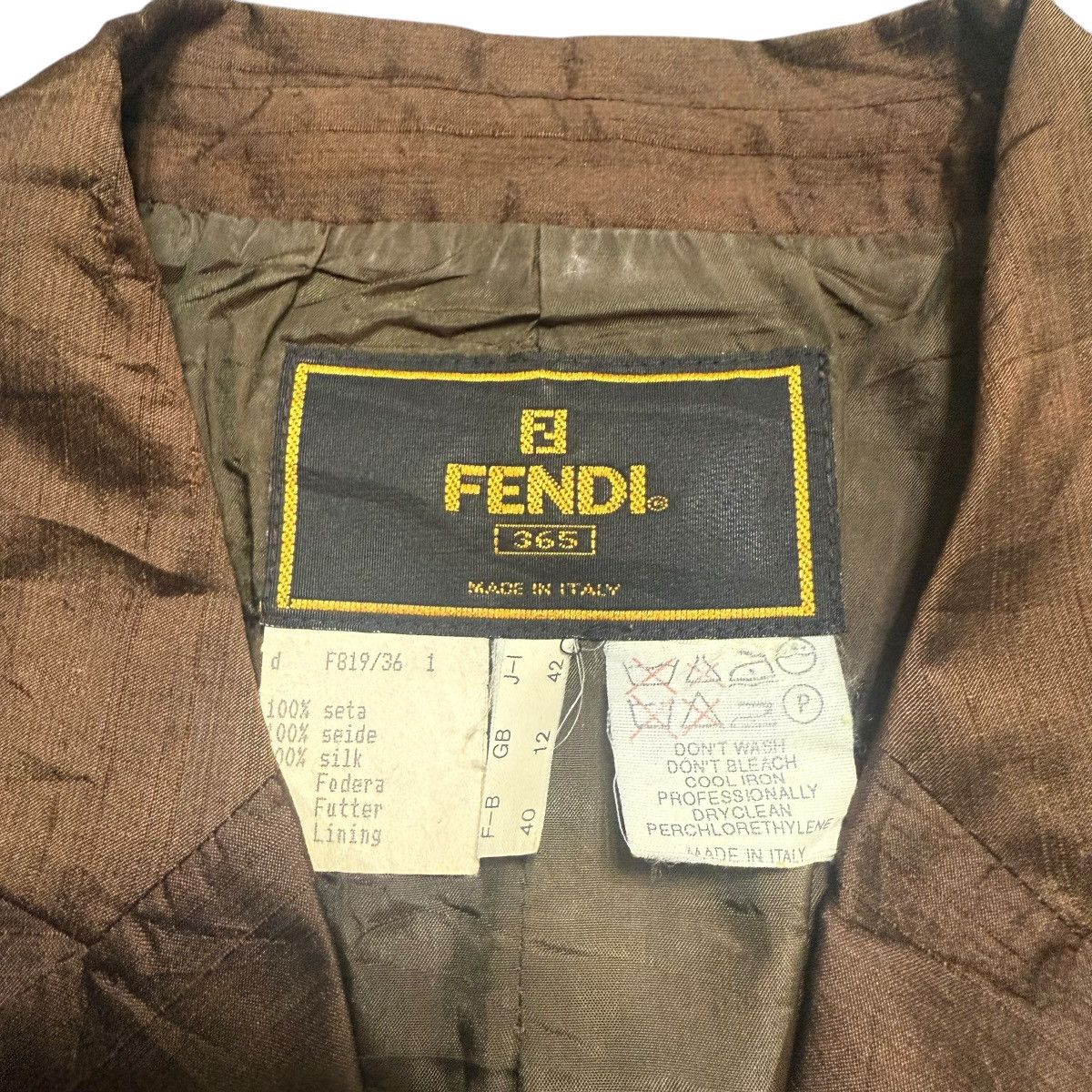 Fendi Vintage Fendi Crop Jacket Size S / US 4 / IT 40 - 6 Thumbnail
