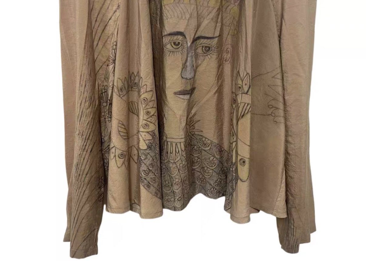 Lemaire Lemaire 21SS Martin Ramirez Artist Printed Silk Shirt J31 Size US S / EU 44-46 / 1 - 7 Thumbnail