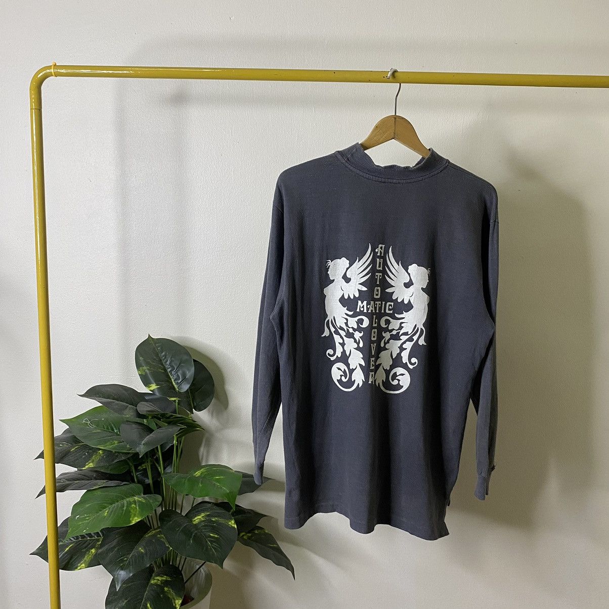 If Six Was Nine × Japanese Brand × Seditionaries Automatic Lover Angel Affliction Design Faded Black LS Tee Size US L / EU 52-54 / 3 - 1 Thumbnail