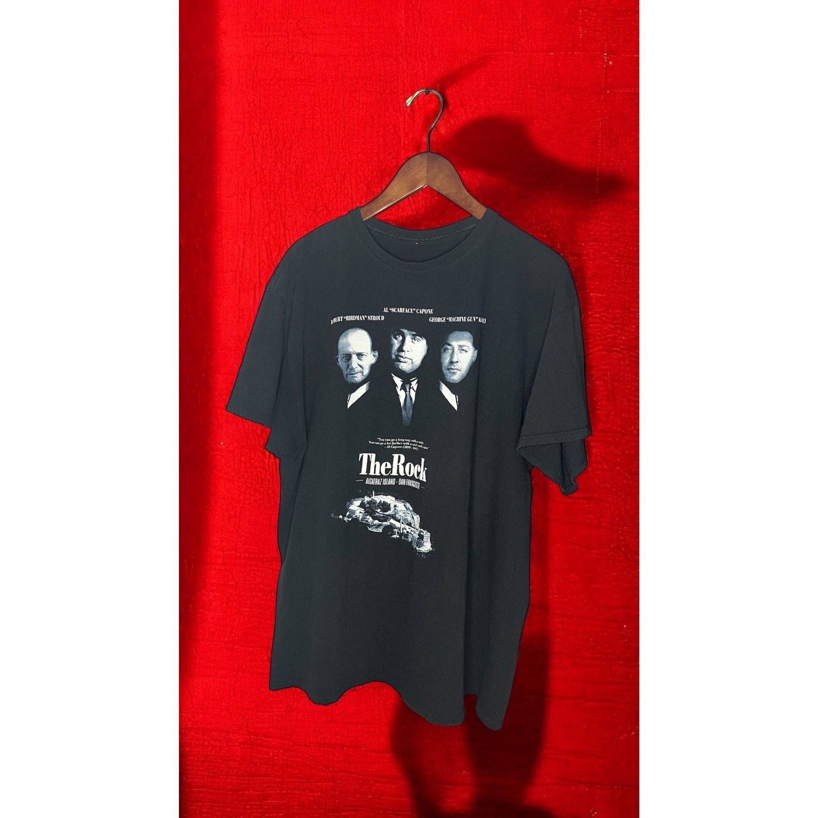 Other The Rock Alcatraz Vintage Graphic Tee - Black Size US XL / EU 56 / 4 - 1 Thumbnail