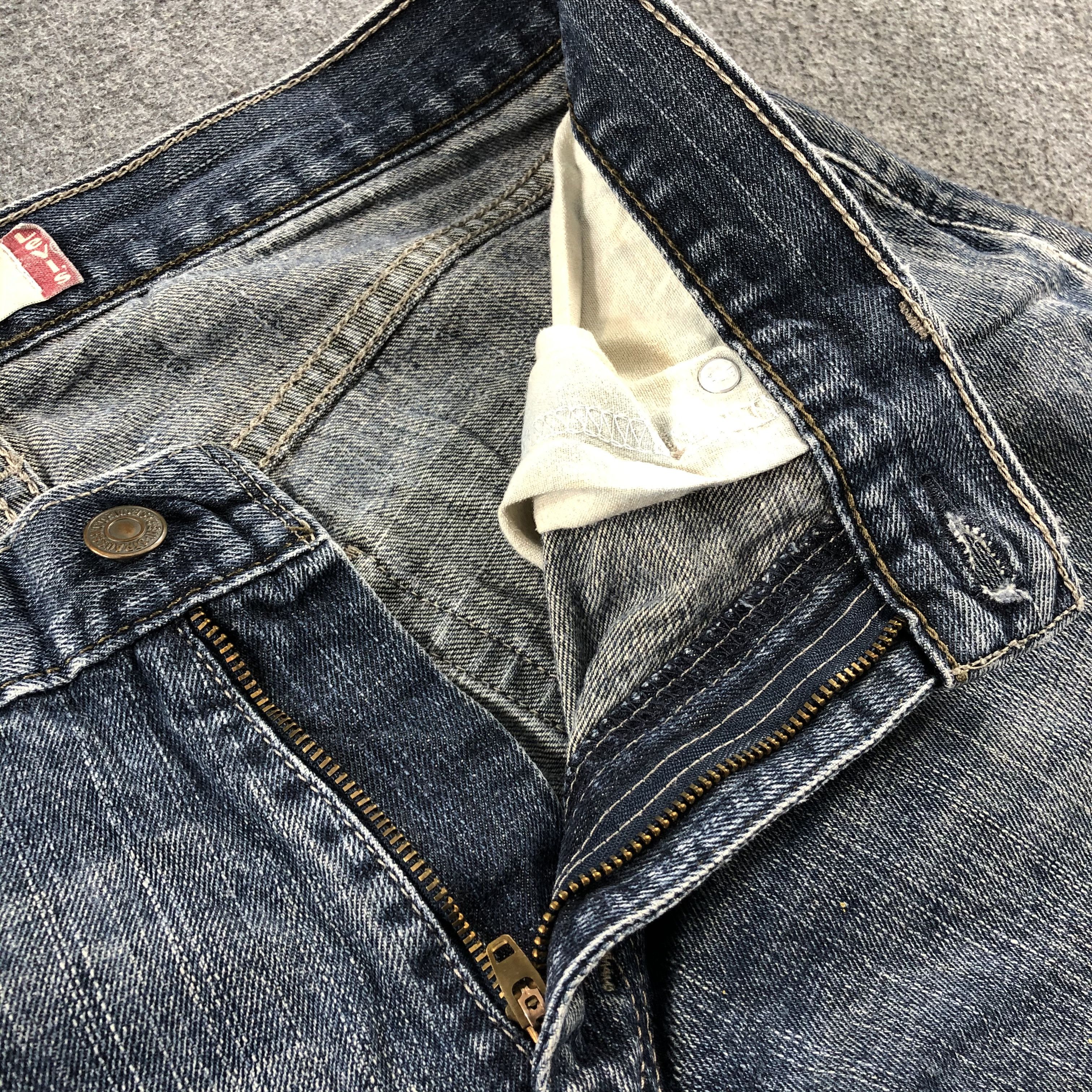 Levi's Vintage Faded Black Levis 514 Jeans-J2613 Size US 32 / EU 48 - 15 Thumbnail