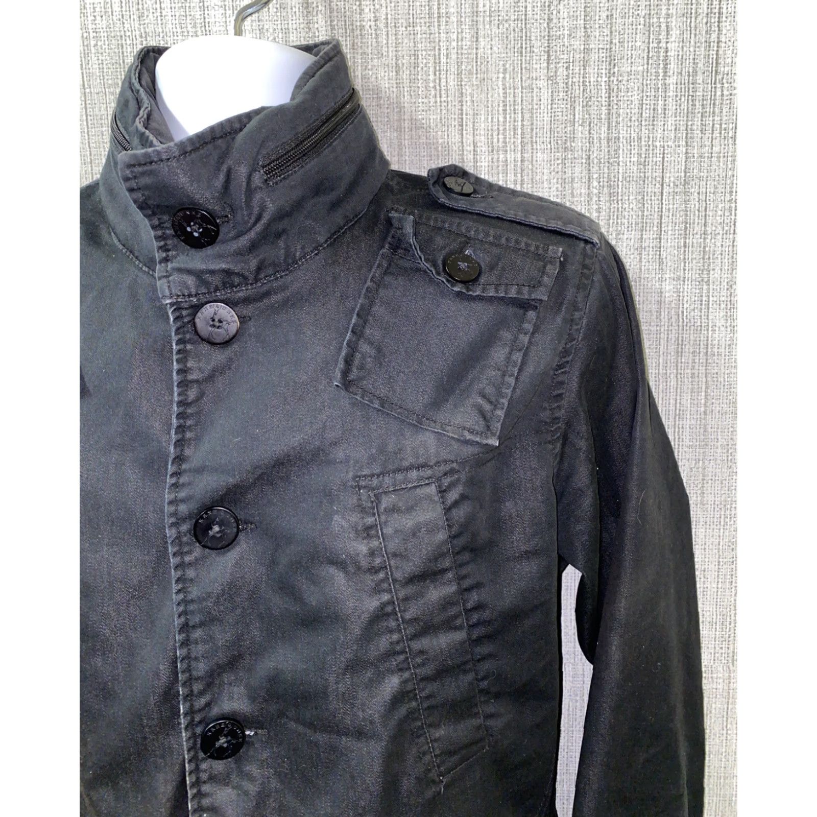 Vintage VINTAGE Kane And Unke Jacket Women's Black Button Front Multi Pocket Size M Size M / US 6-8 / IT 42-44 - 2 Thumbnail