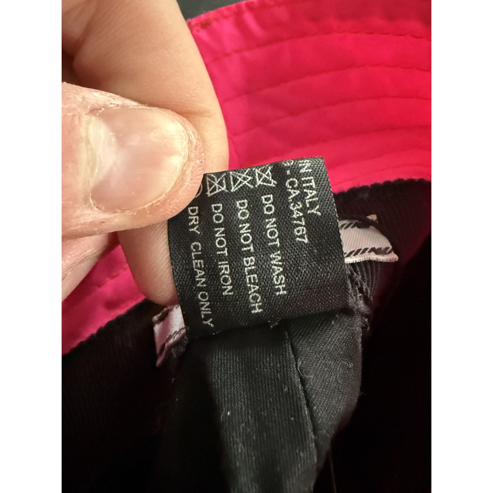 Prada Prada Bucket Hat Pink Nylon Used Medium Size ONE SIZE - 4 Thumbnail