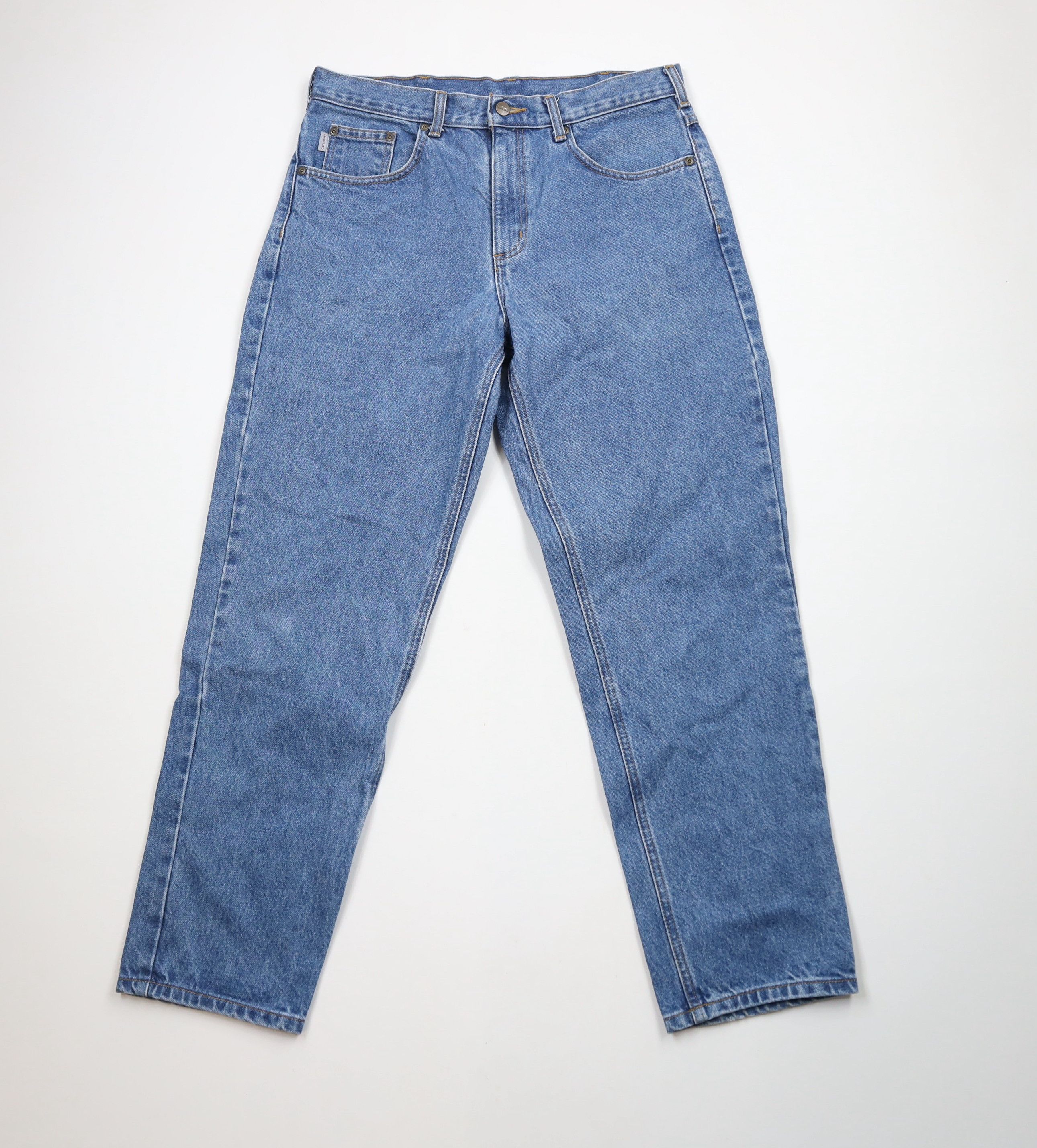 Carhartt × Vintage Vintage Carhartt Spell Relaxed Fit Straight Leg Denim Jeans Size US 34 / EU 50 - 1 Thumbnail