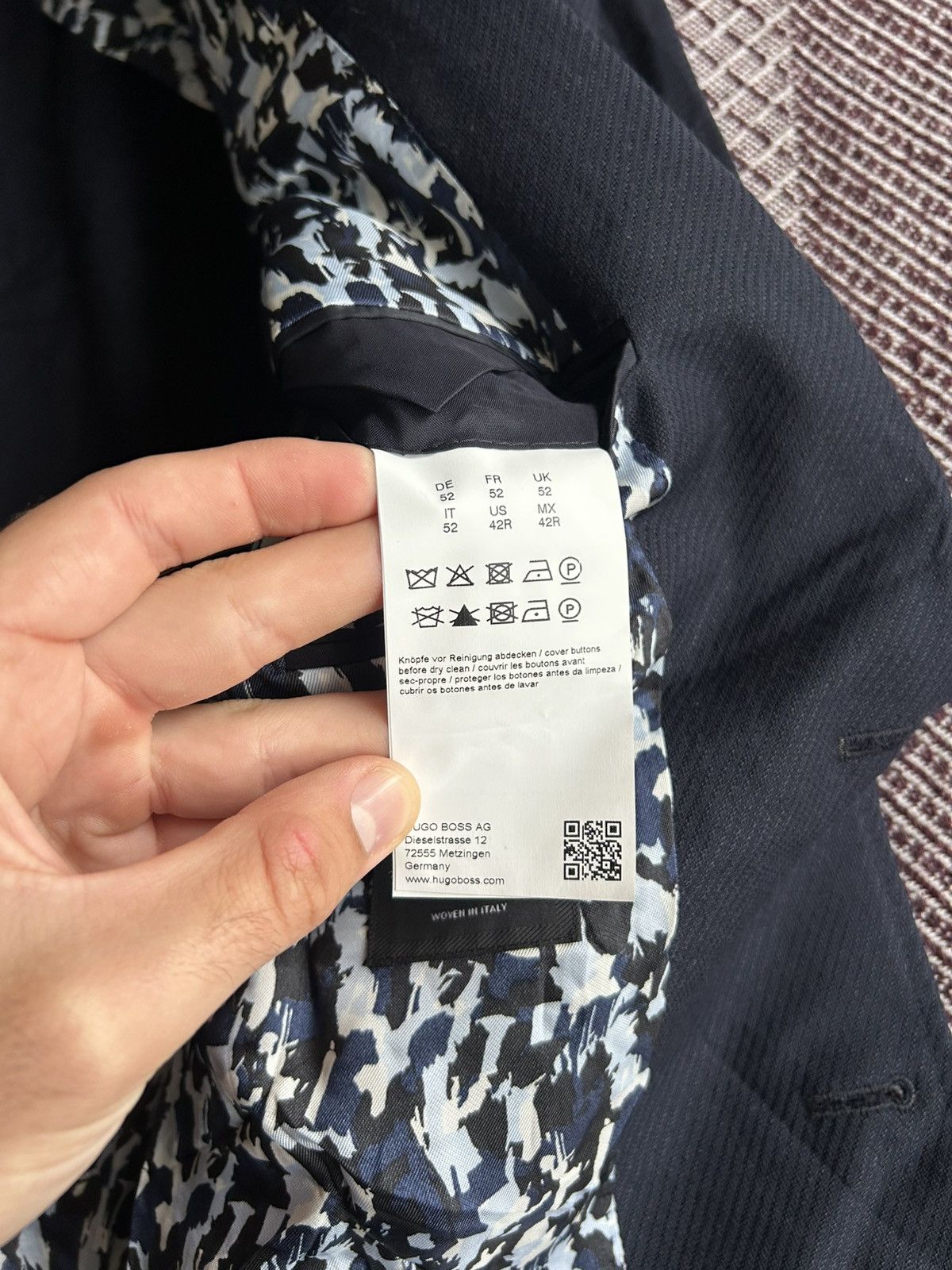 Hugo Boss Hugo Boss Trabaldo Togna 1840 Luxury Men’s Blazer 2 Button Size 42R - 11 Thumbnail