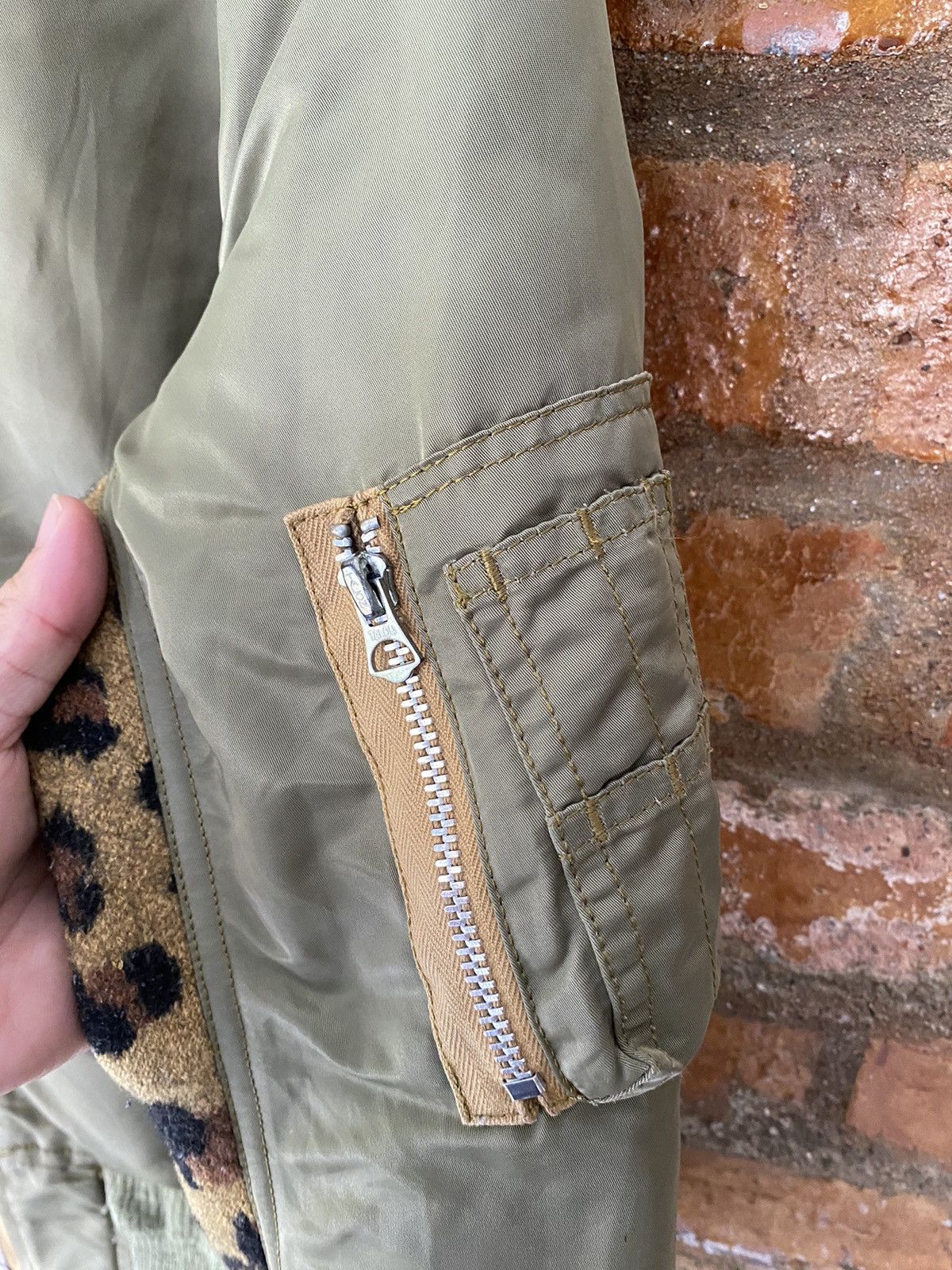 Japanese Brand ARMED Japan Hybrid MA-1 Bomber Talon Jacket Size US S / EU 44-46 / 1 - 12 Thumbnail