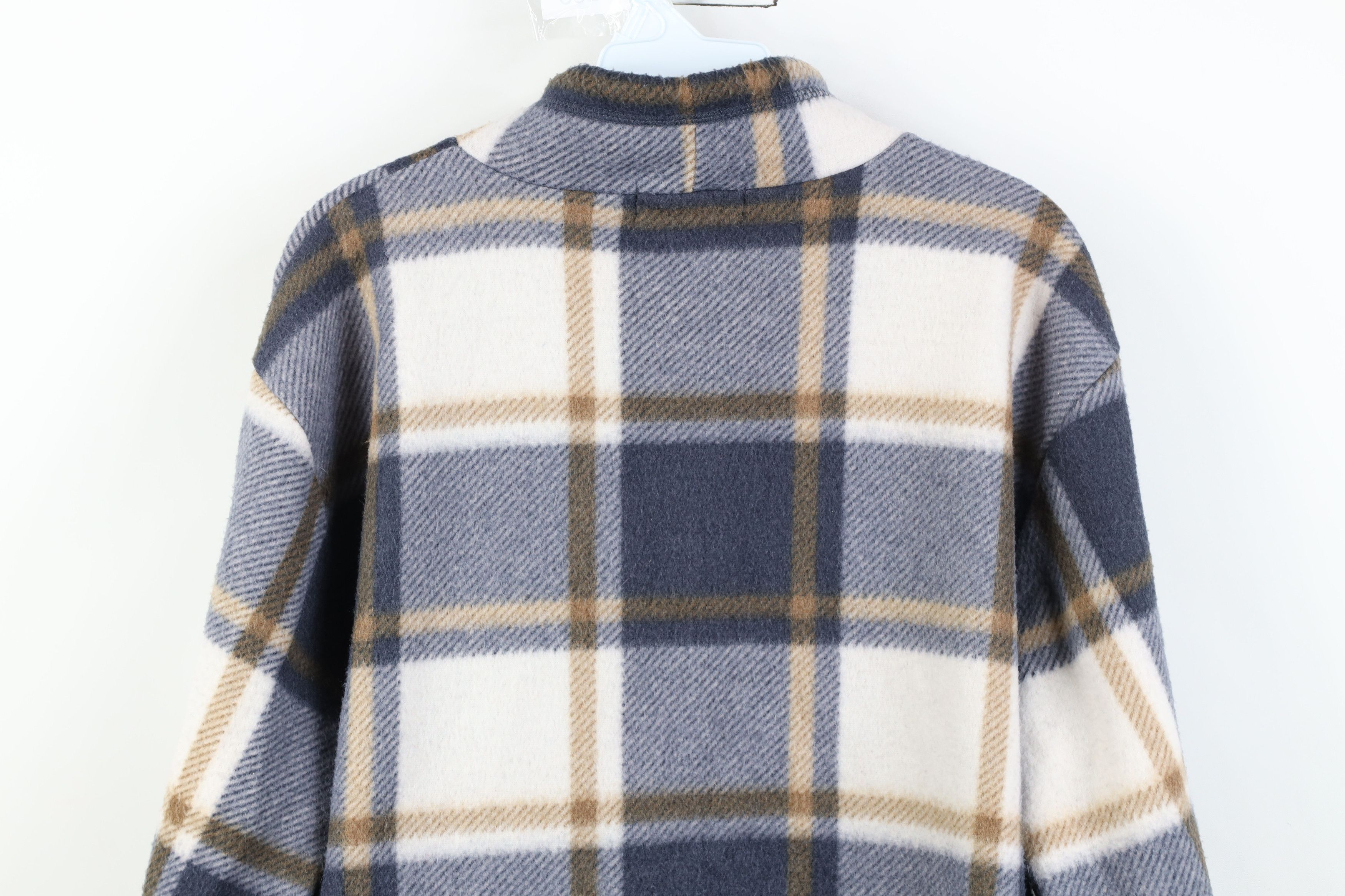 Vintage Vintage 90s Streetwear Mock Neck Fleece Pocket Sweater Size M / US 6-8 / IT 42-44 - 9 Thumbnail