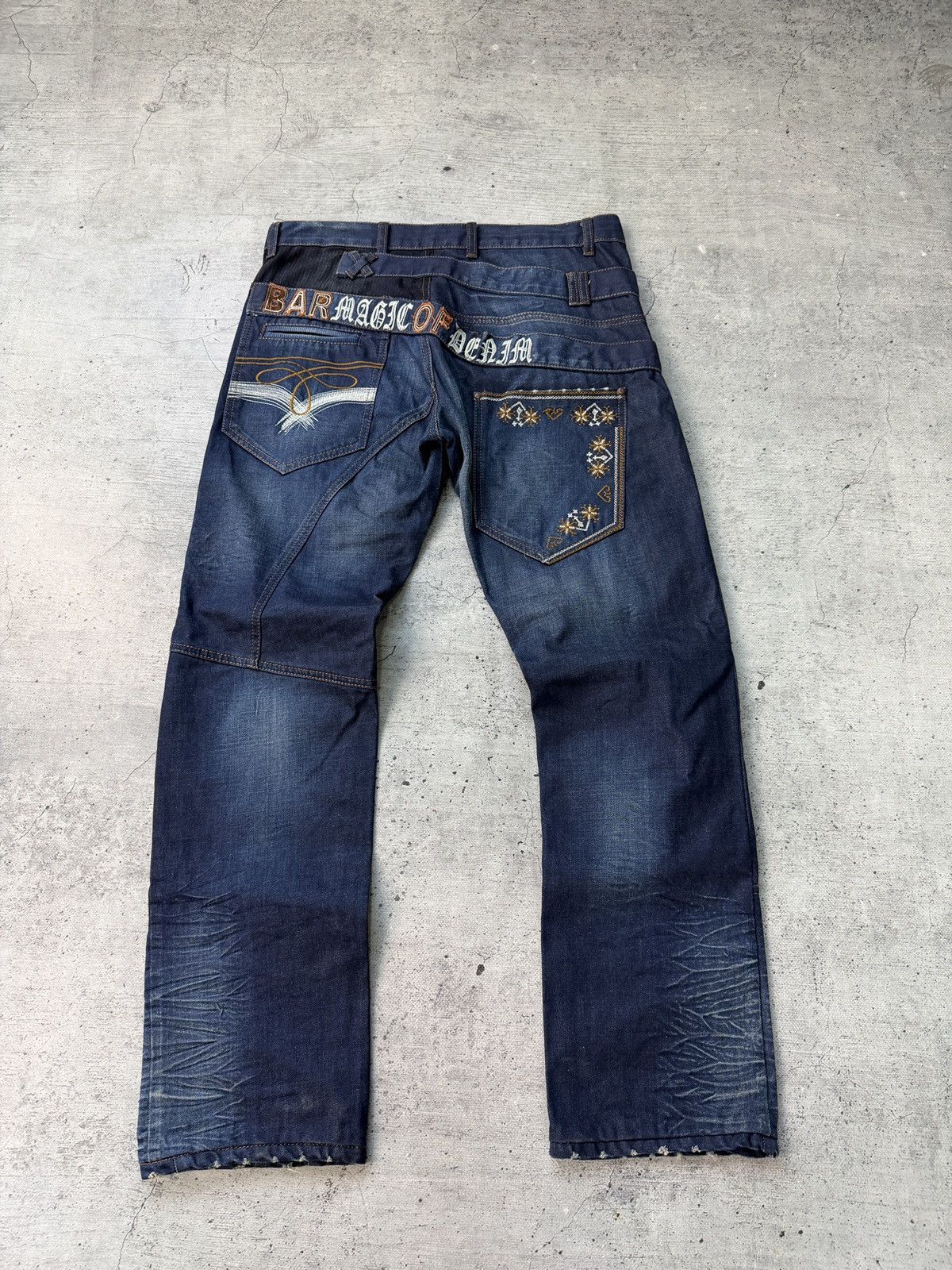 Japanese Brand Vintage Japanese Style KosmoLupo Y2K jeans Size US 33 - 3 Thumbnail
