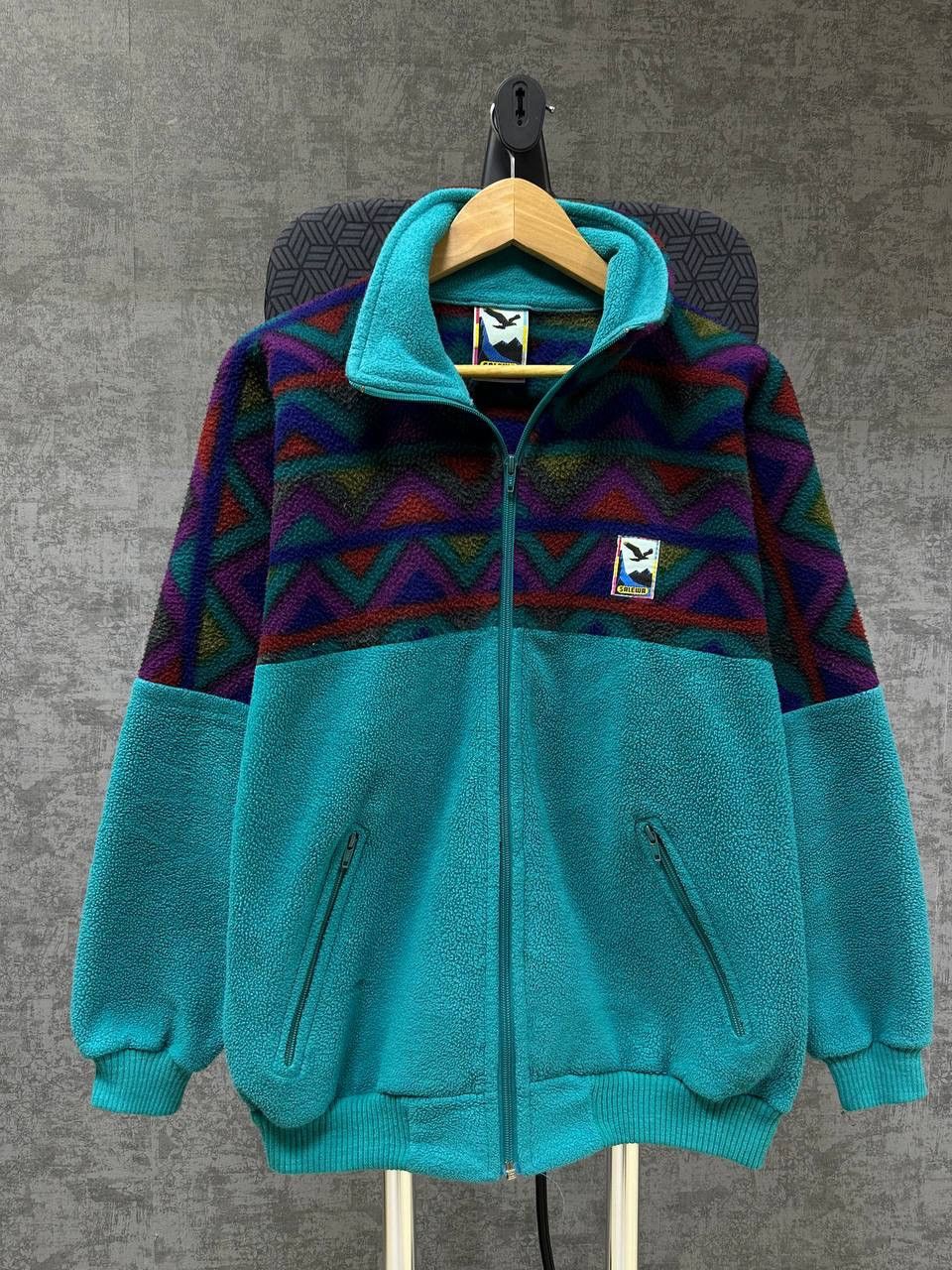 SALEWA × Vintage Vintage Salewa Outdoor Fleece Jacket Size US M / EU 48-50 / 2 - 5 Thumbnail