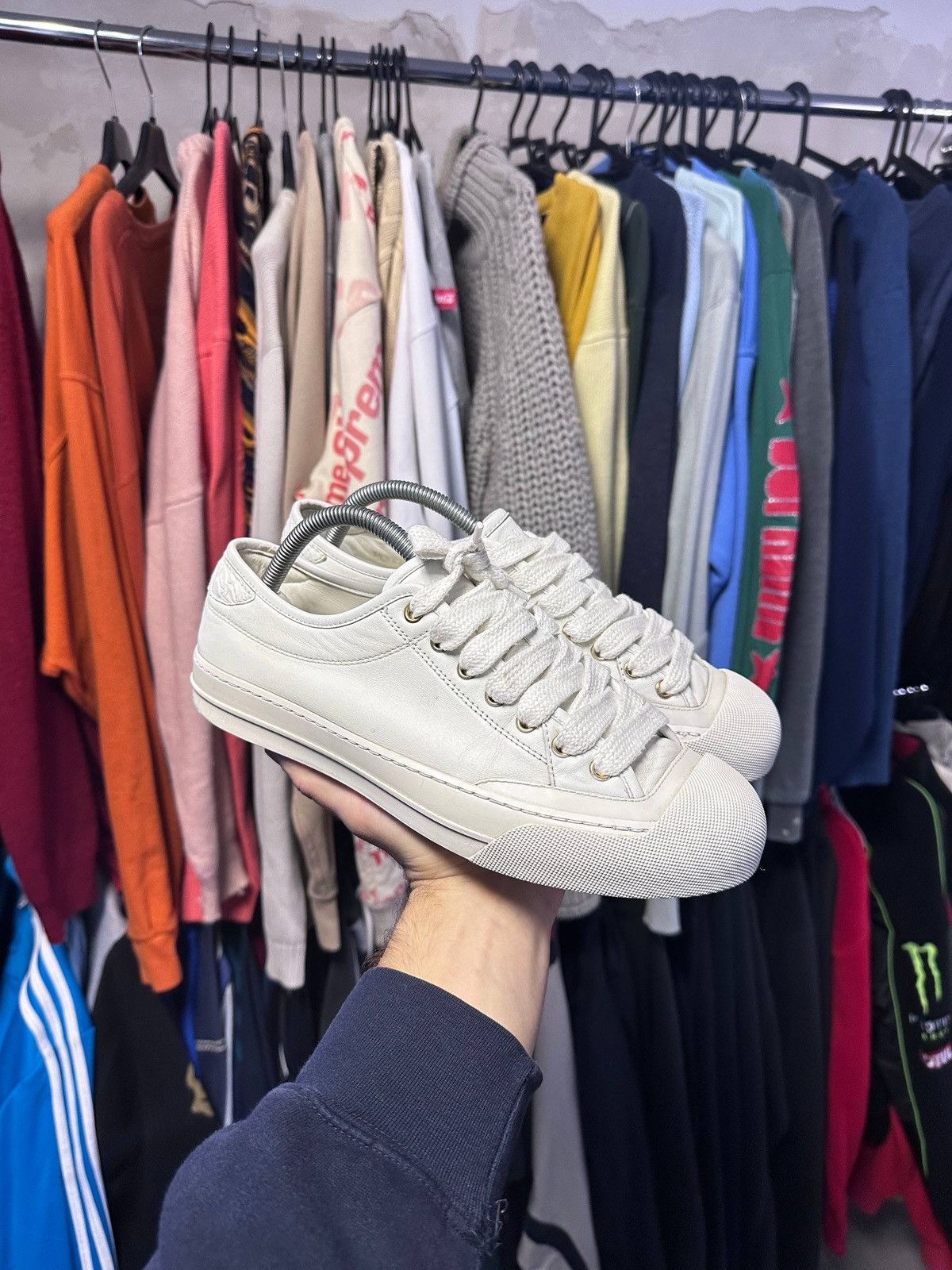 Gucci Vintage Gucci White Sneakers US 7.5 Size US 7.5 / EU 40-41 - 5 Thumbnail