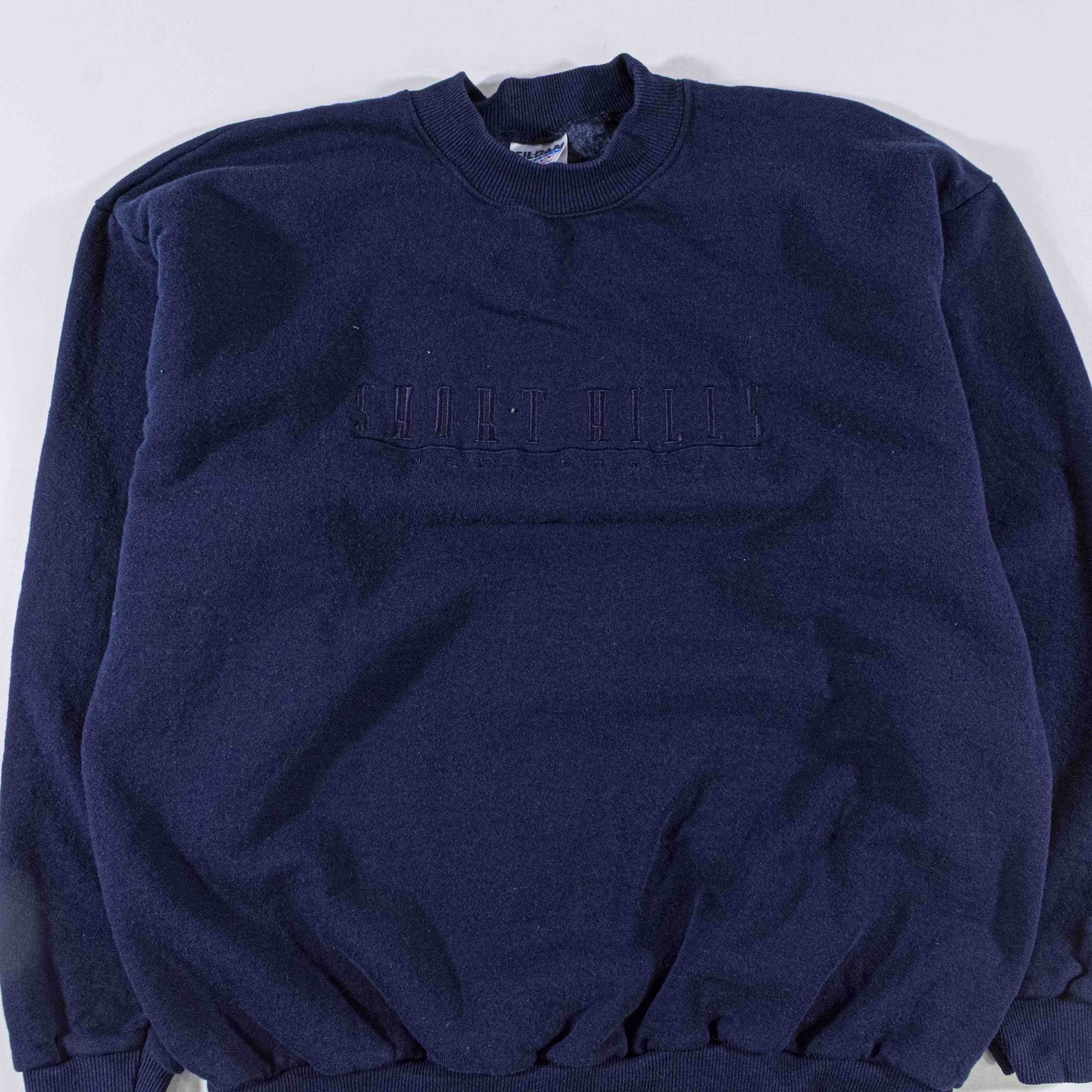 Vintage Vintage Y2K Short Hills NJ Embroidered Sweatshirt New Jersey Size US XL / EU 56 / 4 - 1 Thumbnail