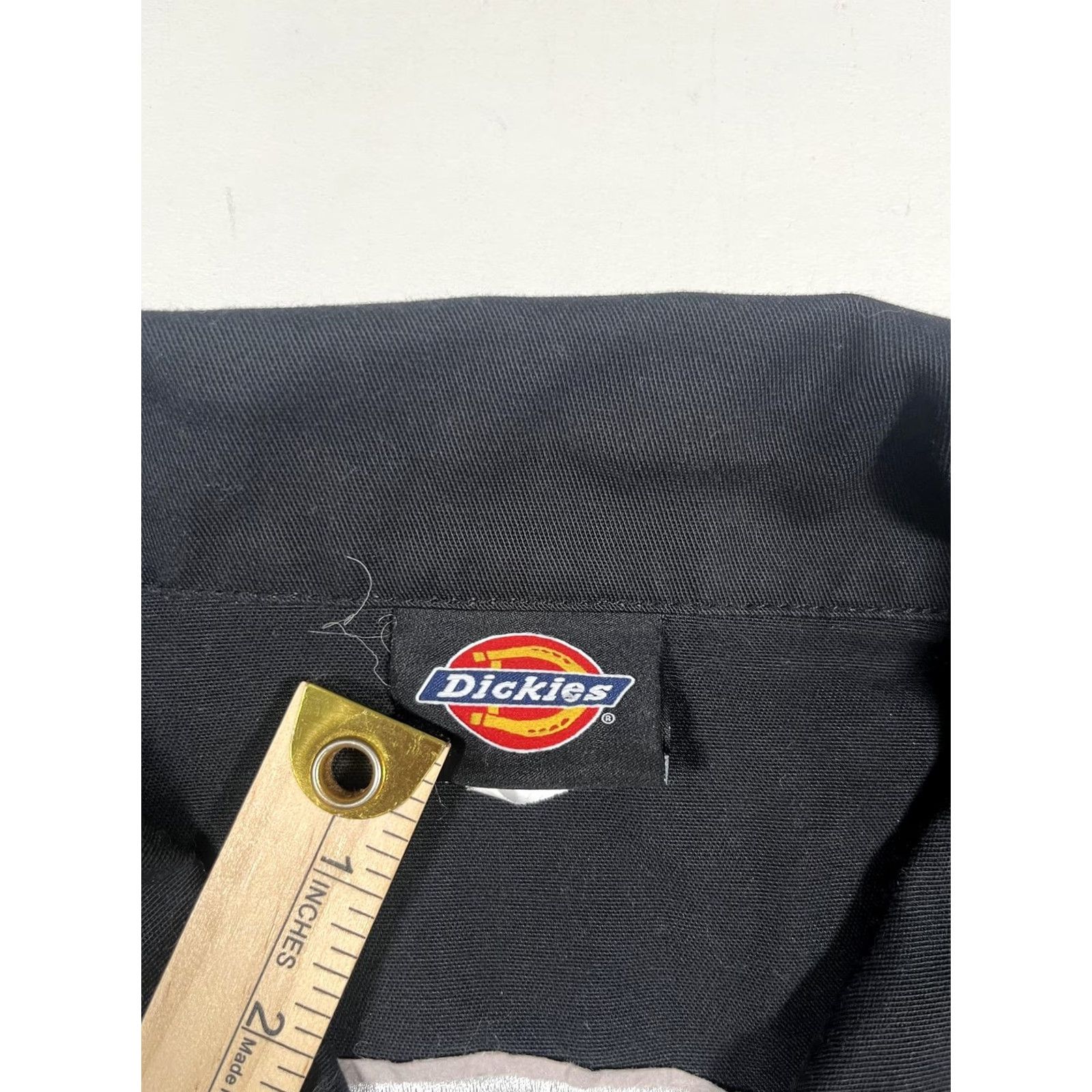 Dickies Dickies Jacket Mens 2XL Black Windbreaker Embroidered Skull Middle Finger Club Logo Pockets Zip Casual Workwear Size US XXL / EU 58 / 5 - 4 Thumbnail