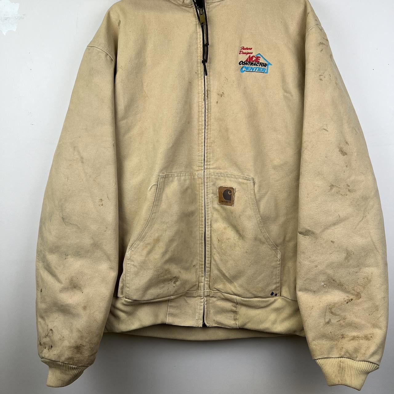 Carhartt 90s Carhartt Heavyweight Zip-Up Hoodie - Work Style Vintage Size US XL / EU 56 / 4 - 2 Thumbnail
