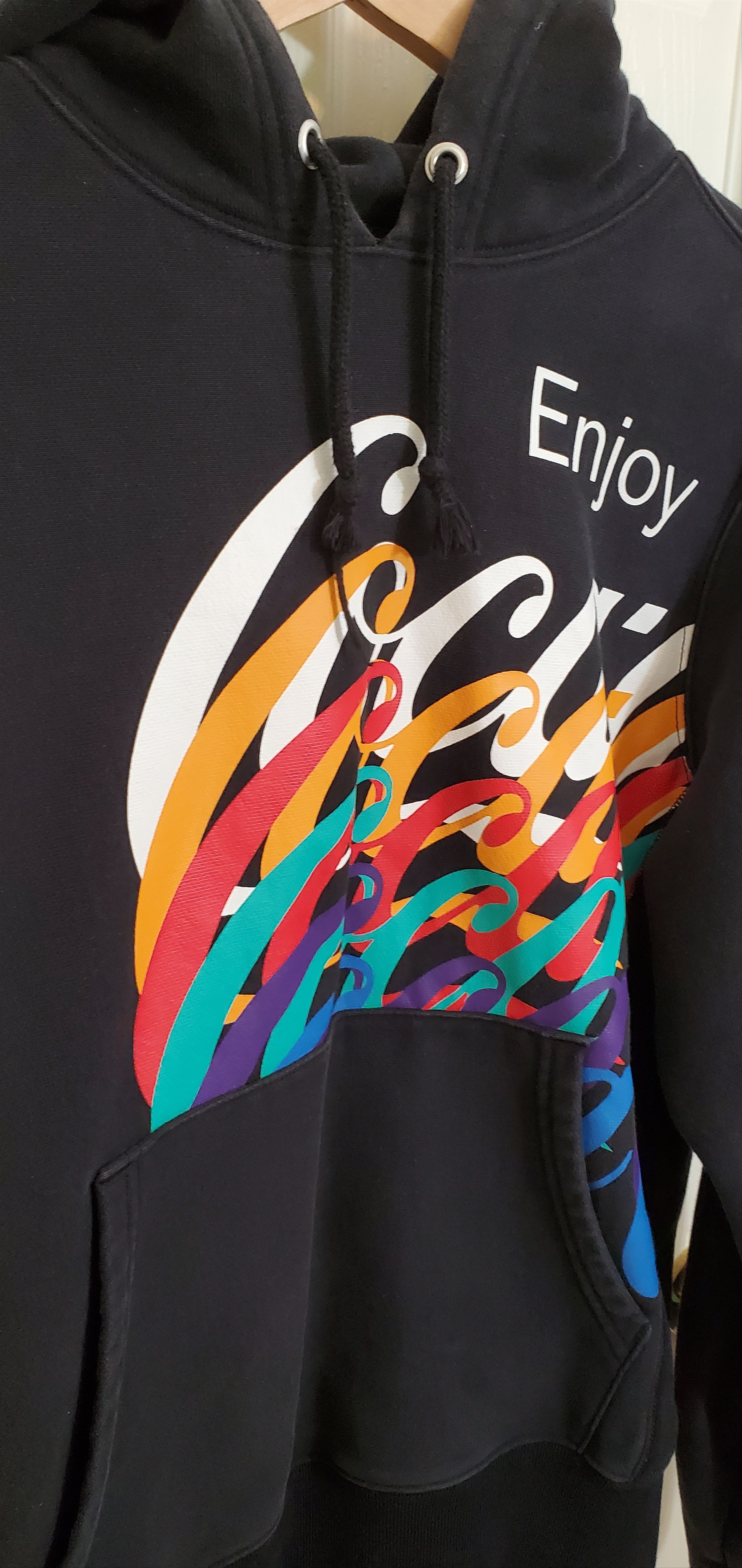 Champion × Coca Cola Champion Reverse Weave Black Coca Cola Hooded Pullover Size US S / EU 44-46 / 1 - 2 Thumbnail