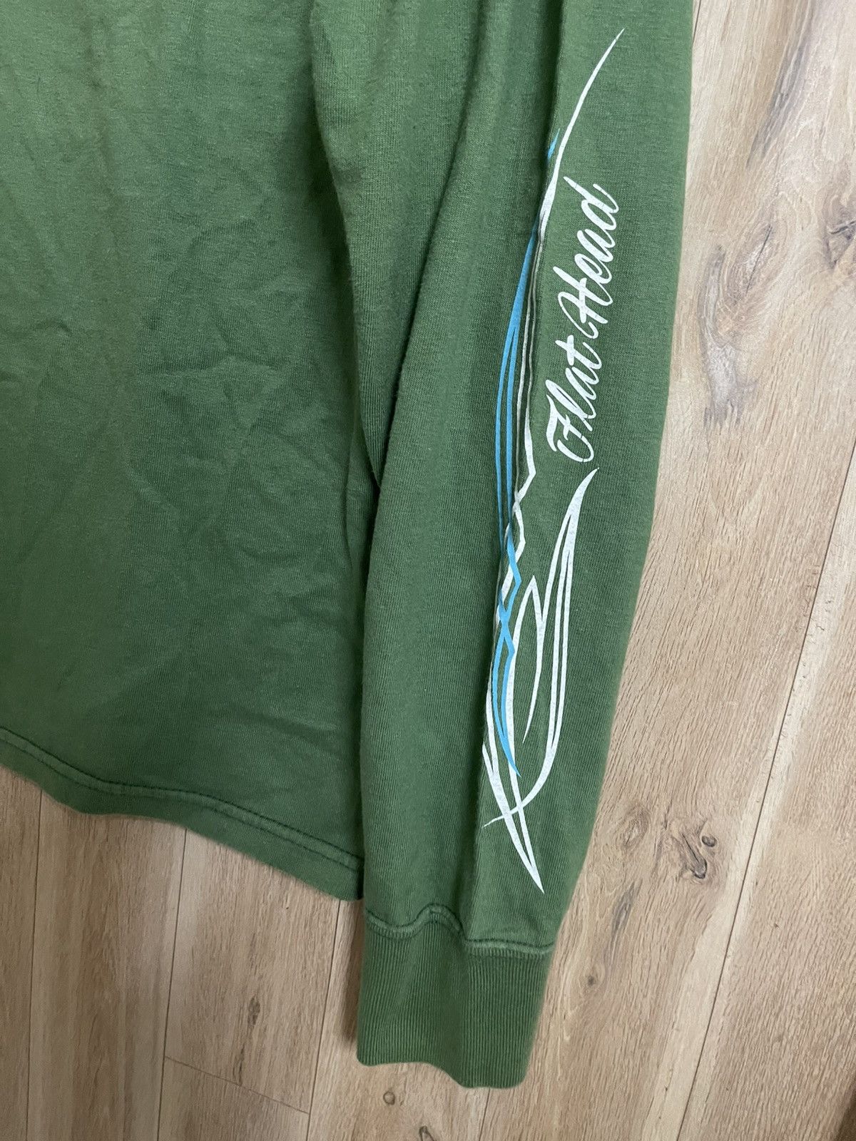The Flat Head Vintage The Flat Head Long Sleeve T shirt Medium Size US M / EU 48-50 / 2 - 6 Thumbnail