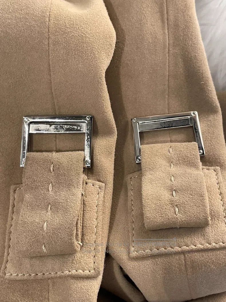 Loewe Loewe Khaki Buckskin Coat Size XS / US 0-2 / IT 36-38 - 9 Thumbnail