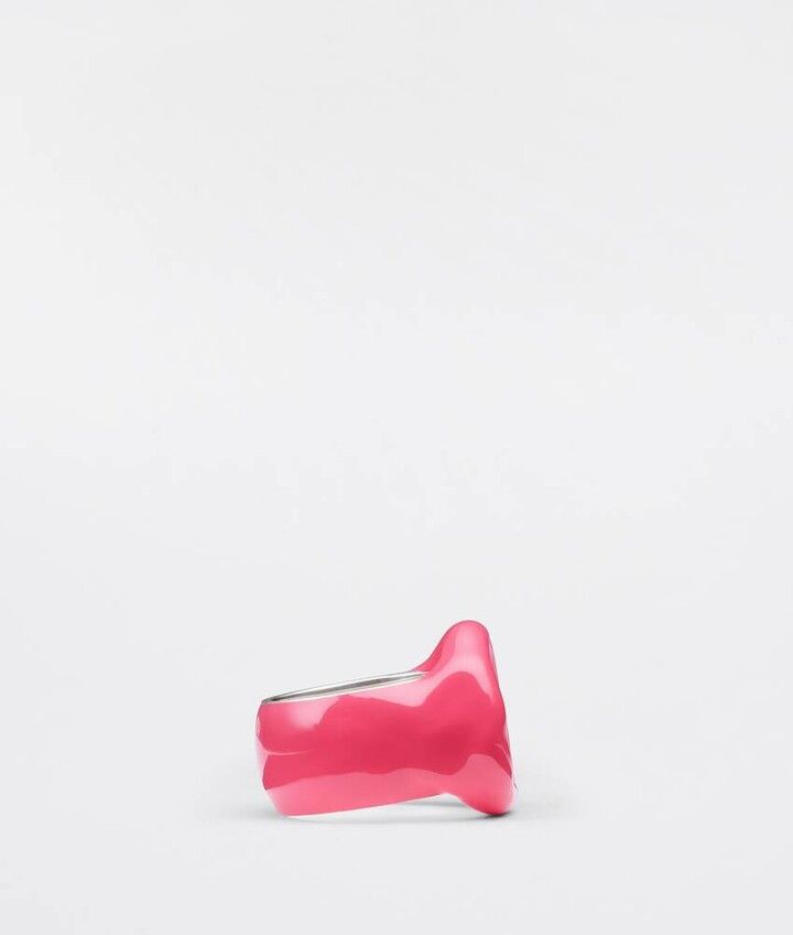 Bottega Veneta o1n1vont0325 Size: 19 / Seal Ring in Pink Size ONE SIZE - 3 Thumbnail