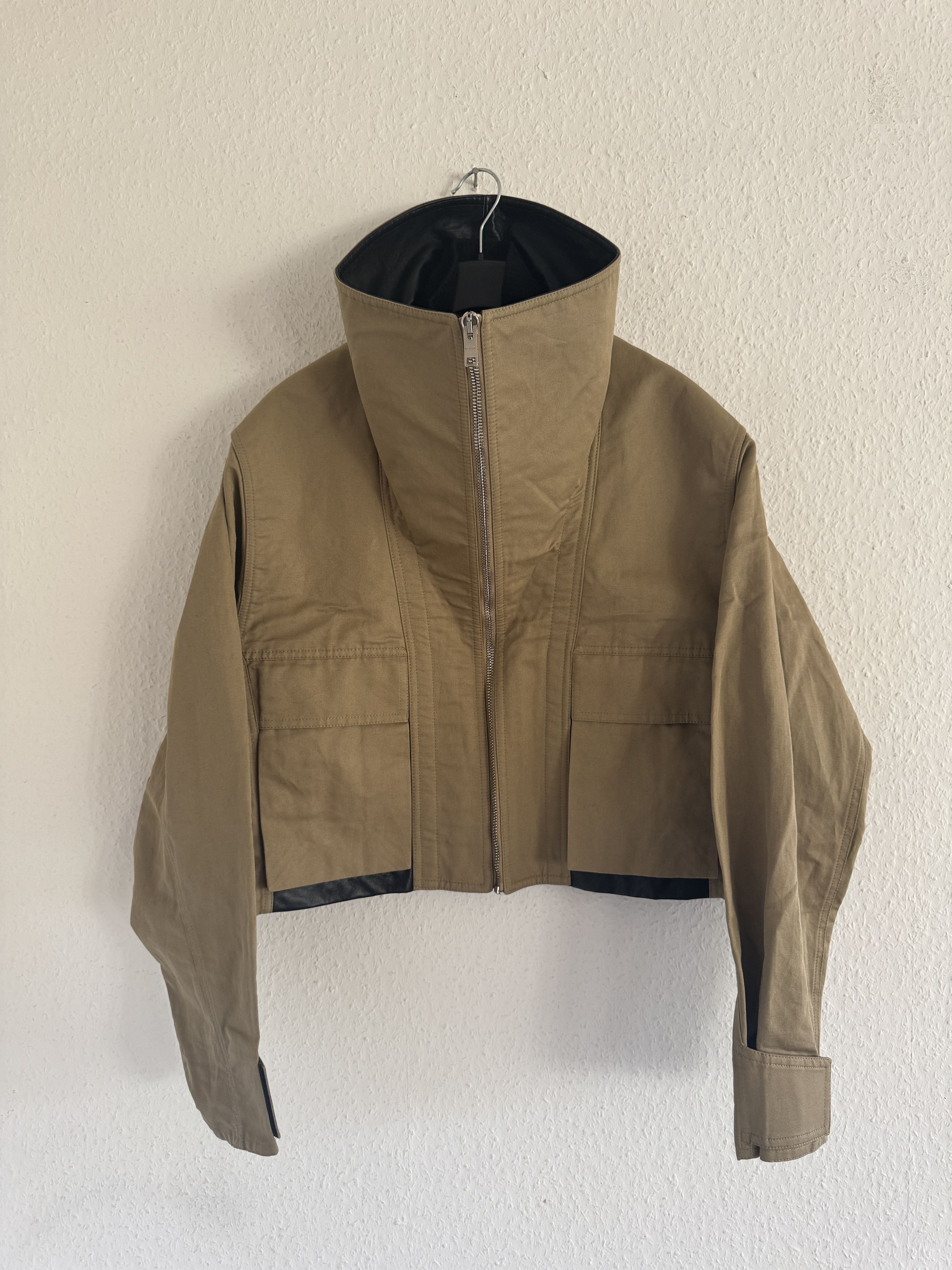 Givenchy Pre-Fall 2021 Campaign Sample Hybrid Leather Jacket Size US M / EU 48-50 / 2 - 3 Thumbnail