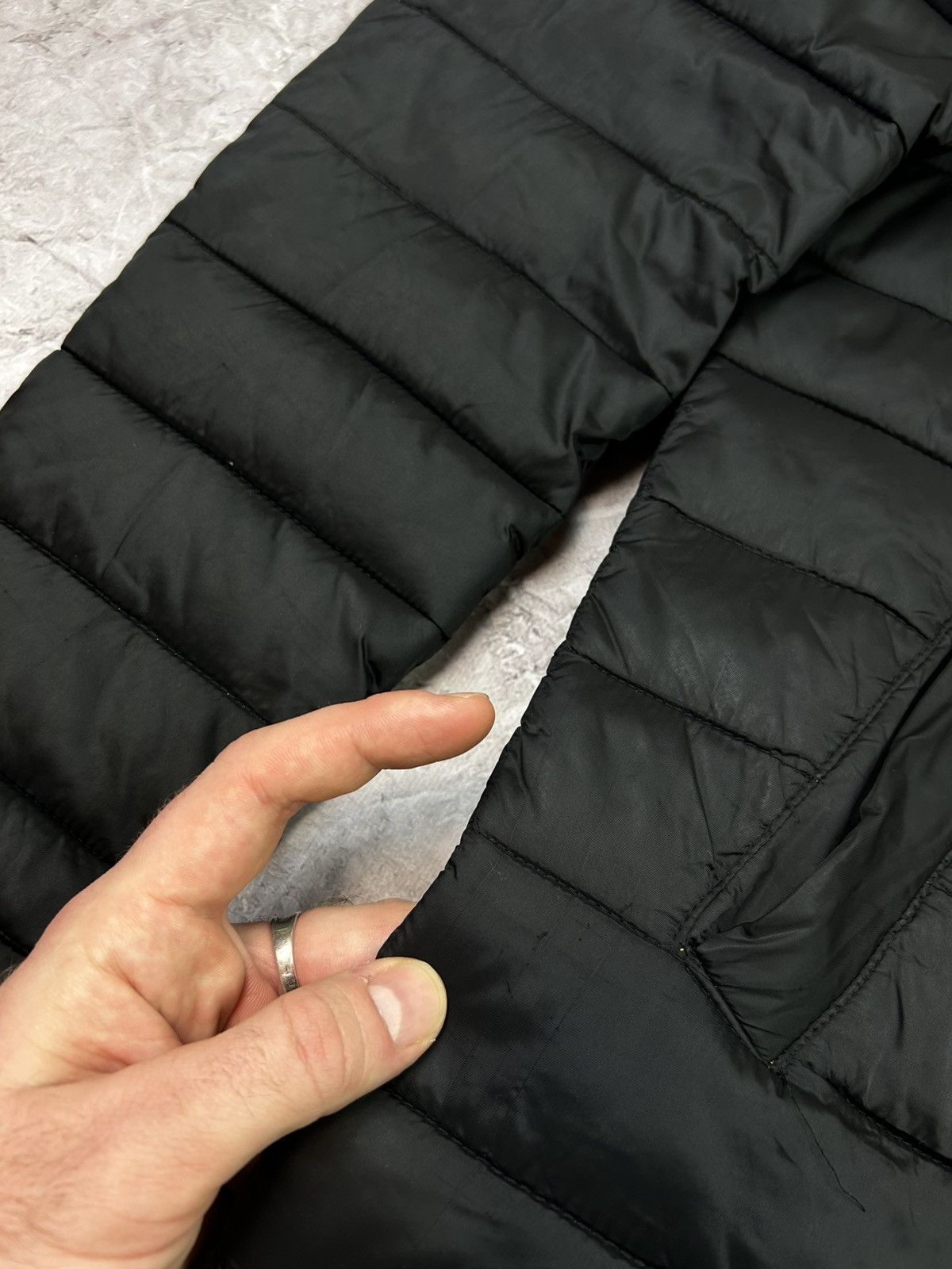 Barbour × Vintage Vintage down jacket Barbour International y 2k rare fibre Size US S / EU 44-46 / 1 - 4 Thumbnail