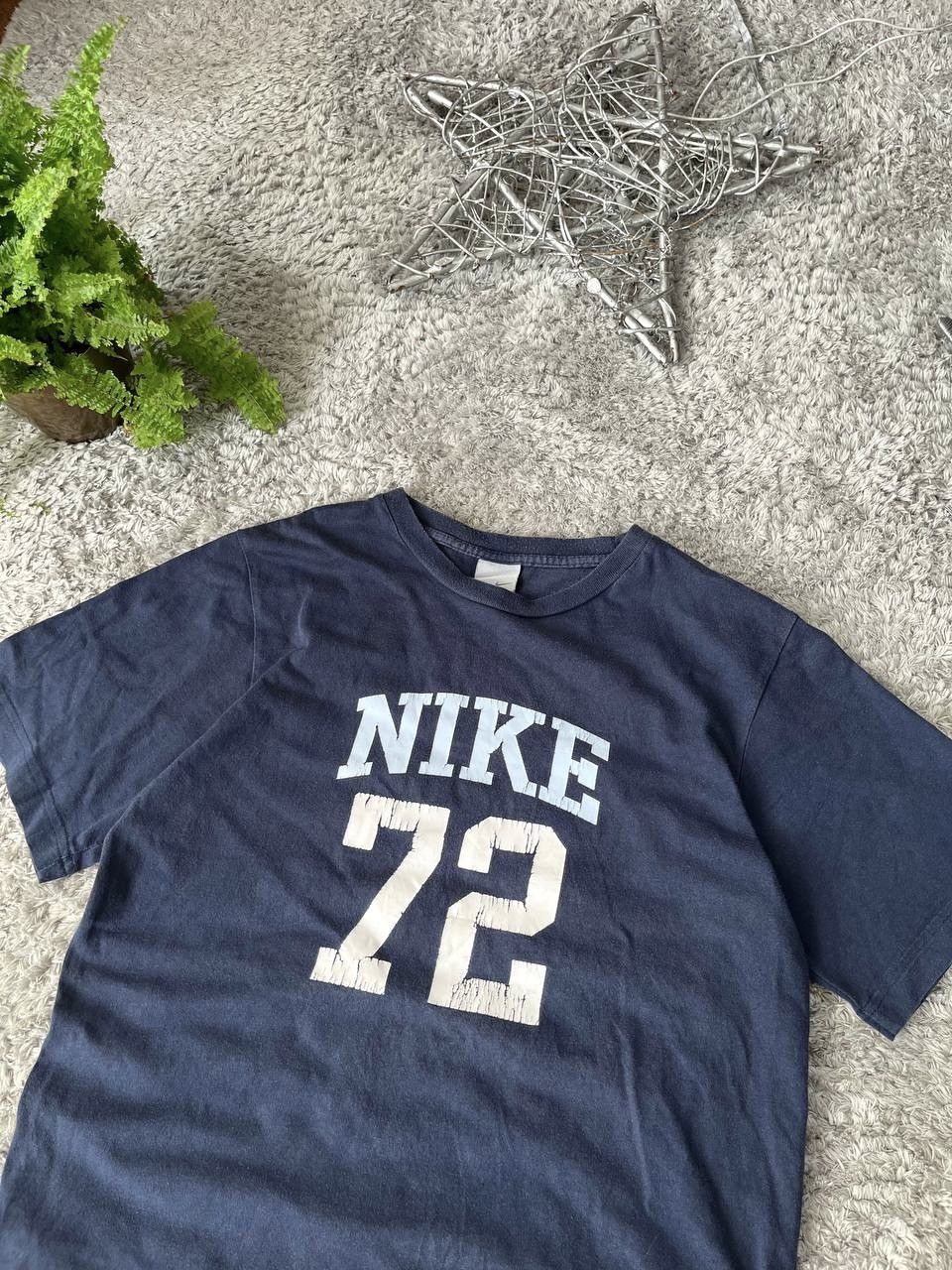 Nike × Vintage 00s Nike Vintage T-Shirt Streetwear Big Logo Swoosh Rare Size US S / EU 44-46 / 1 - 3 Thumbnail