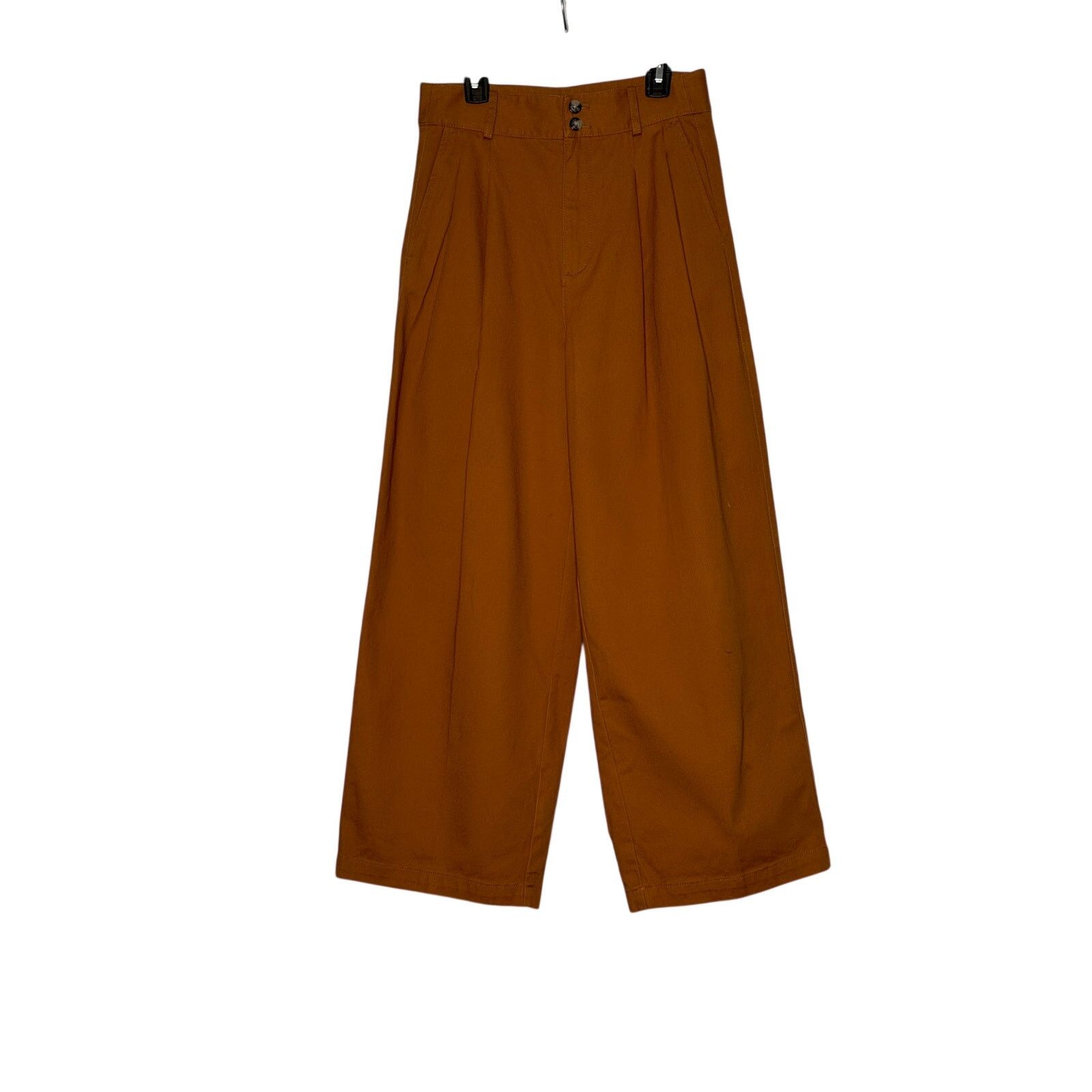 Madewell Madewell brown high waisted pleated wideleg pants size 0 Size 25" / US 0 / IT 36 - 11 Thumbnail