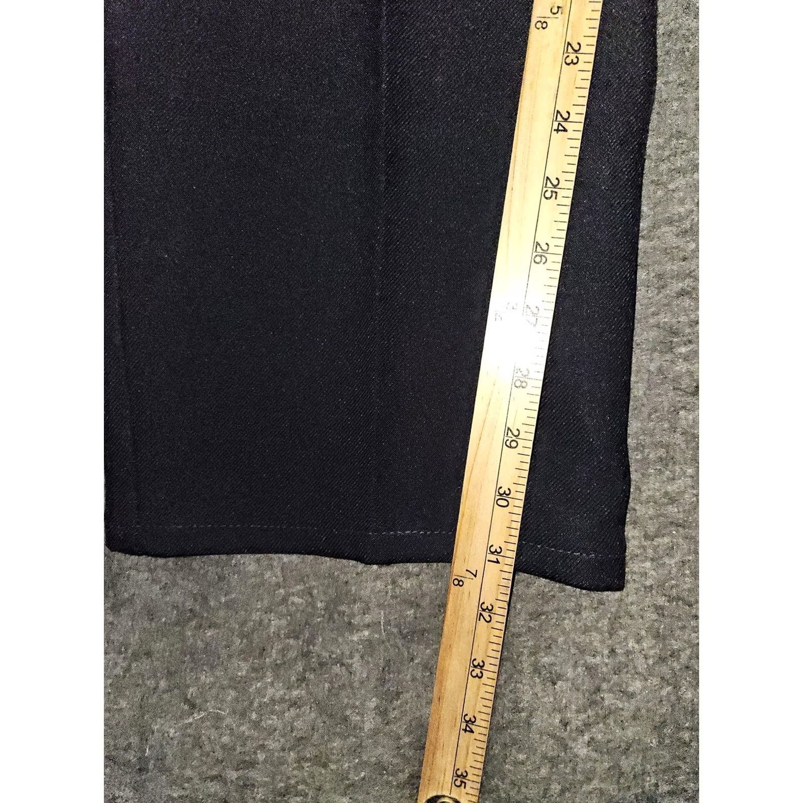 Levi's VINTAGE Levi's Pants Men 40x32 Black Dress Trousers Polyester 90s USA Levis 10517-6117 Straight Front Workwear Size US 40 / EU 56 - 2 Thumbnail