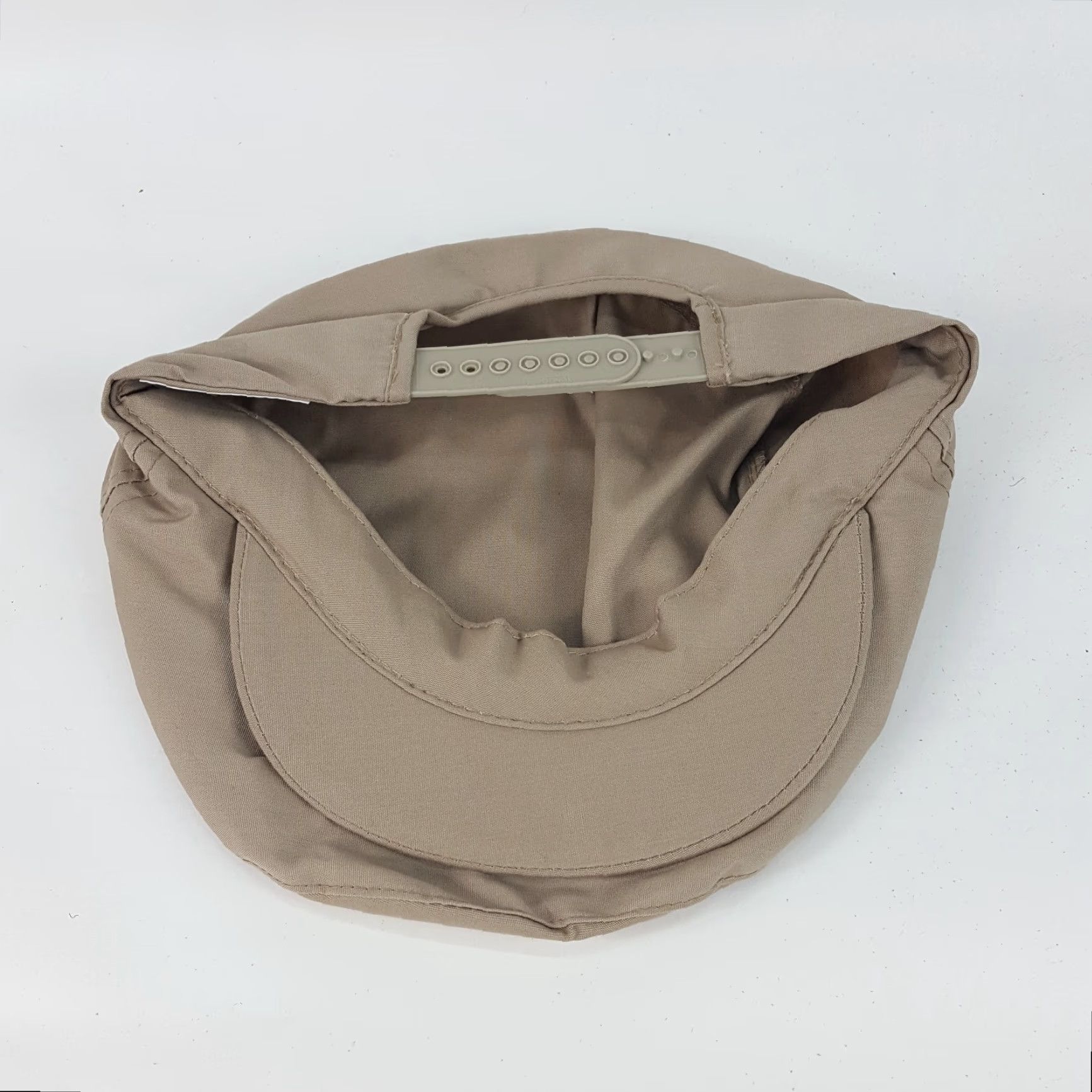 Vintage VINTAGE Beige Cabbie Golf Hat Snapback Adjustable Newsboy Gatsby Preppy Cap Mens One Size Newsboy Cap Beige Golf Hat Size ONE SIZE - 4 Thumbnail