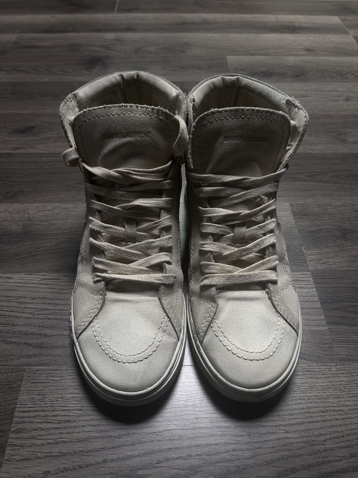 Saint Laurent Paris Saint Laurent “Smoking Forever” sneakers Size US 9.5 / EU 42-43 - 2 Thumbnail
