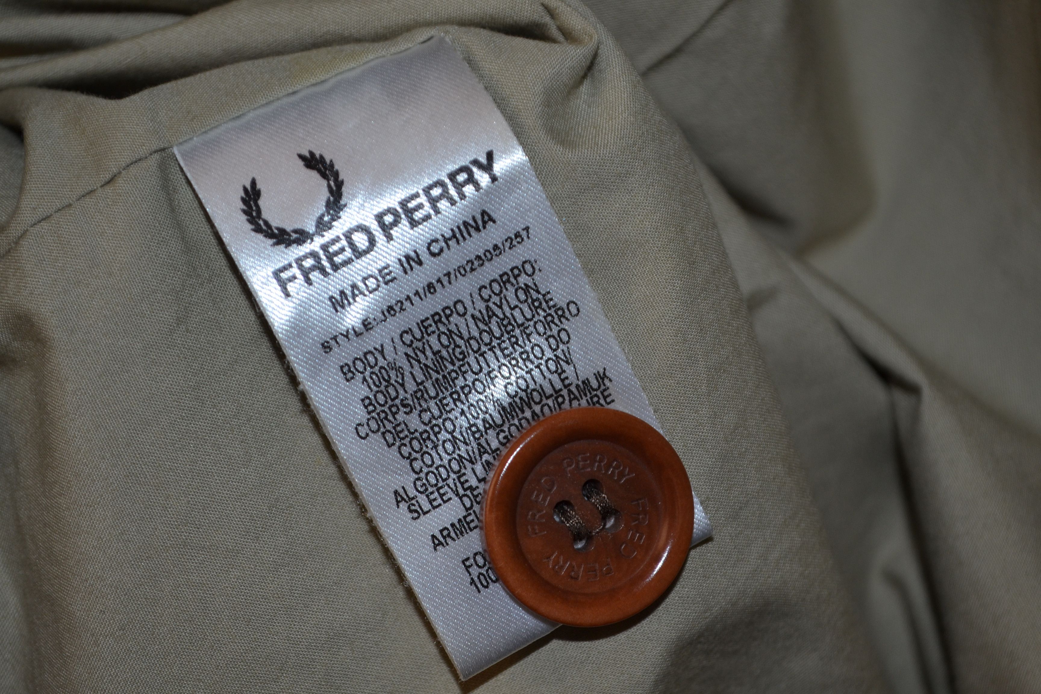 Fred Perry Fred Perry Mens Green Mountain Parka Coat L Jacket Nylon Size US L / EU 52-54 / 3 - 13 Thumbnail