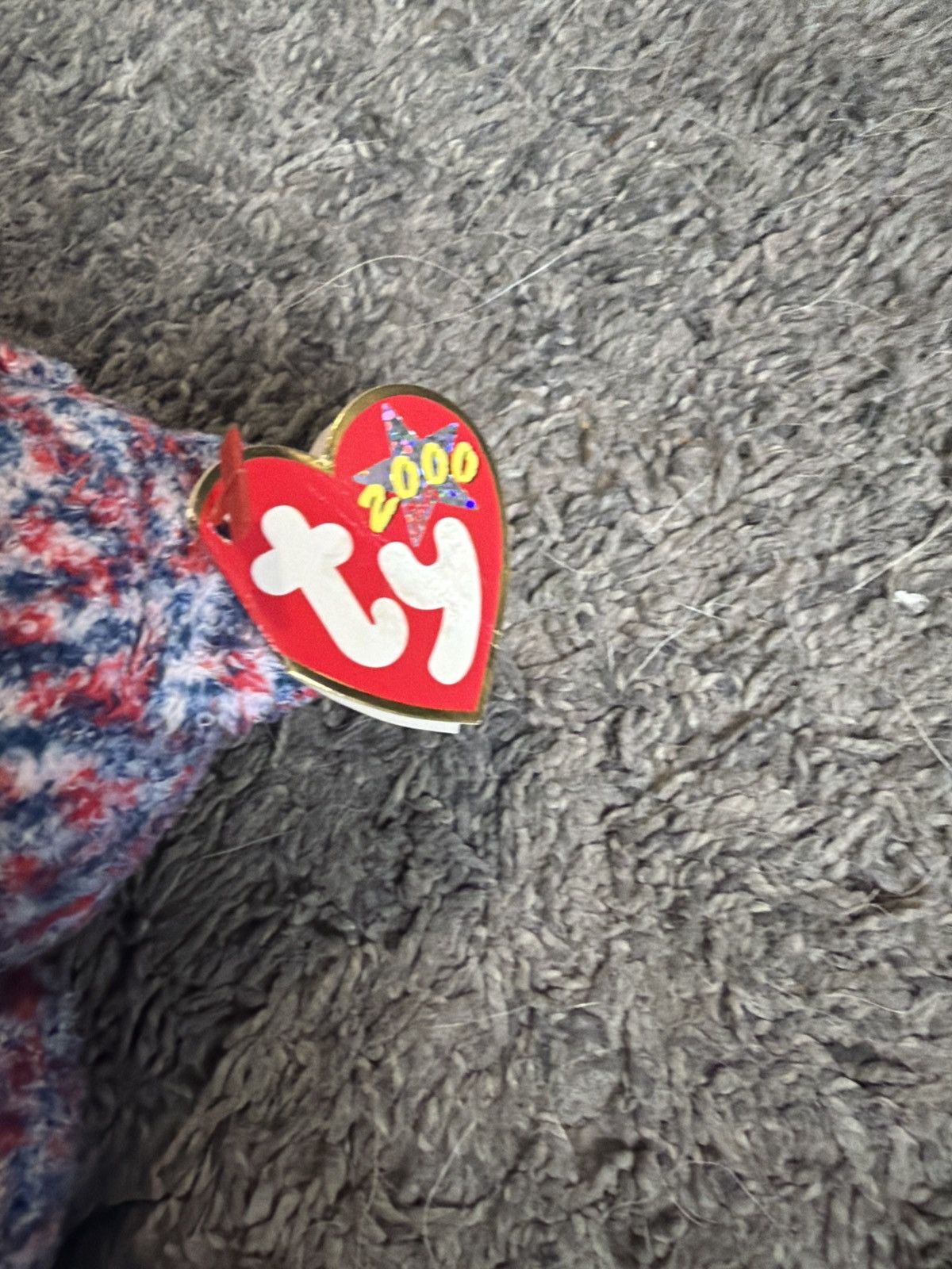 Vintage 2000 Ty USA Beanie Baby Size ONE SIZE - 3 Thumbnail