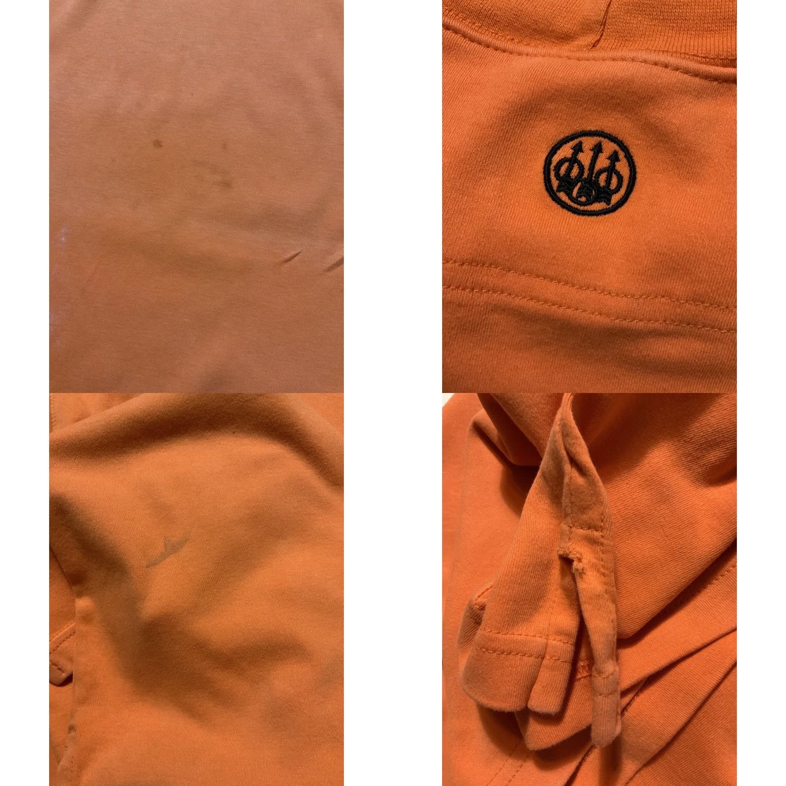 Vintage Beretta Italian Firearms Weapons Orange Mock Neck L/S Embroidered Shirt MD Size US M / EU 48-50 / 2 - 9 Thumbnail