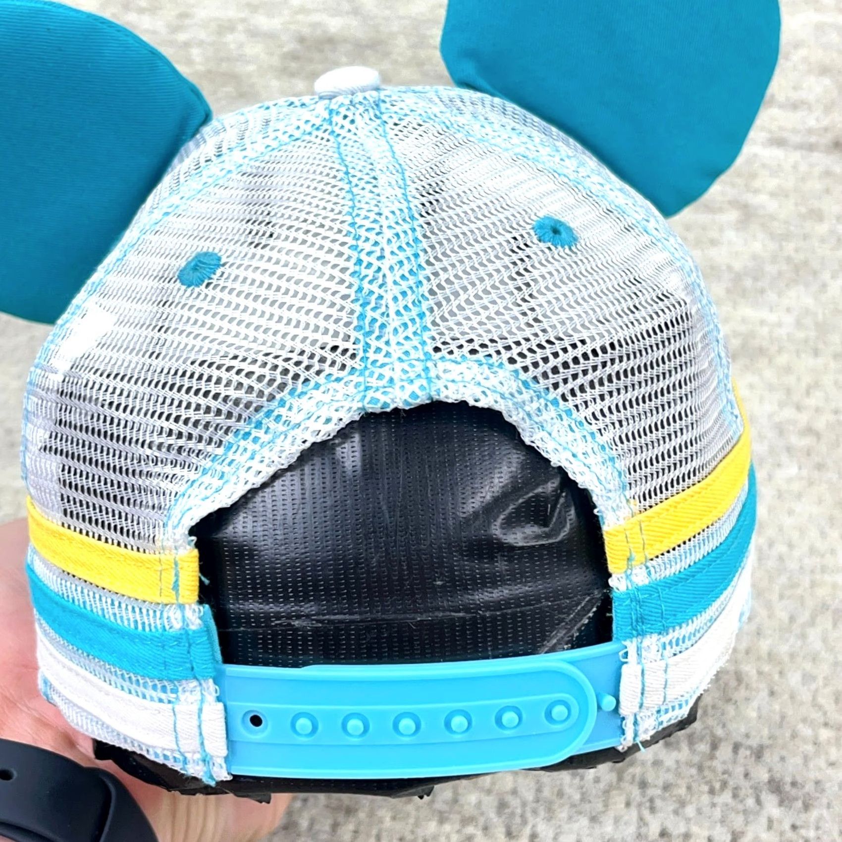 Disney Disney Hat Cap Snapback Trucker Mickey Ears Aloha Surfing Side Stripes Size ONE SIZE - 5 Thumbnail