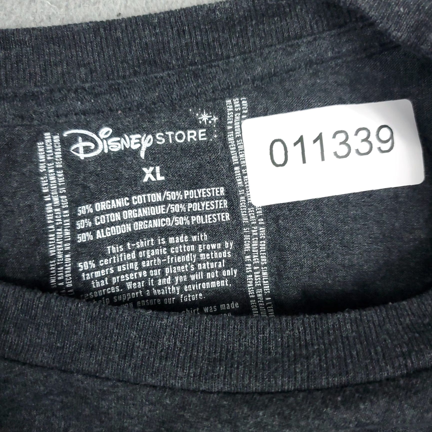 Disney Disney Mickey Mouse Gray Short Sleeve T-Shirt Adult Large Unisex Size US L / EU 52-54 / 3 - 8 Thumbnail