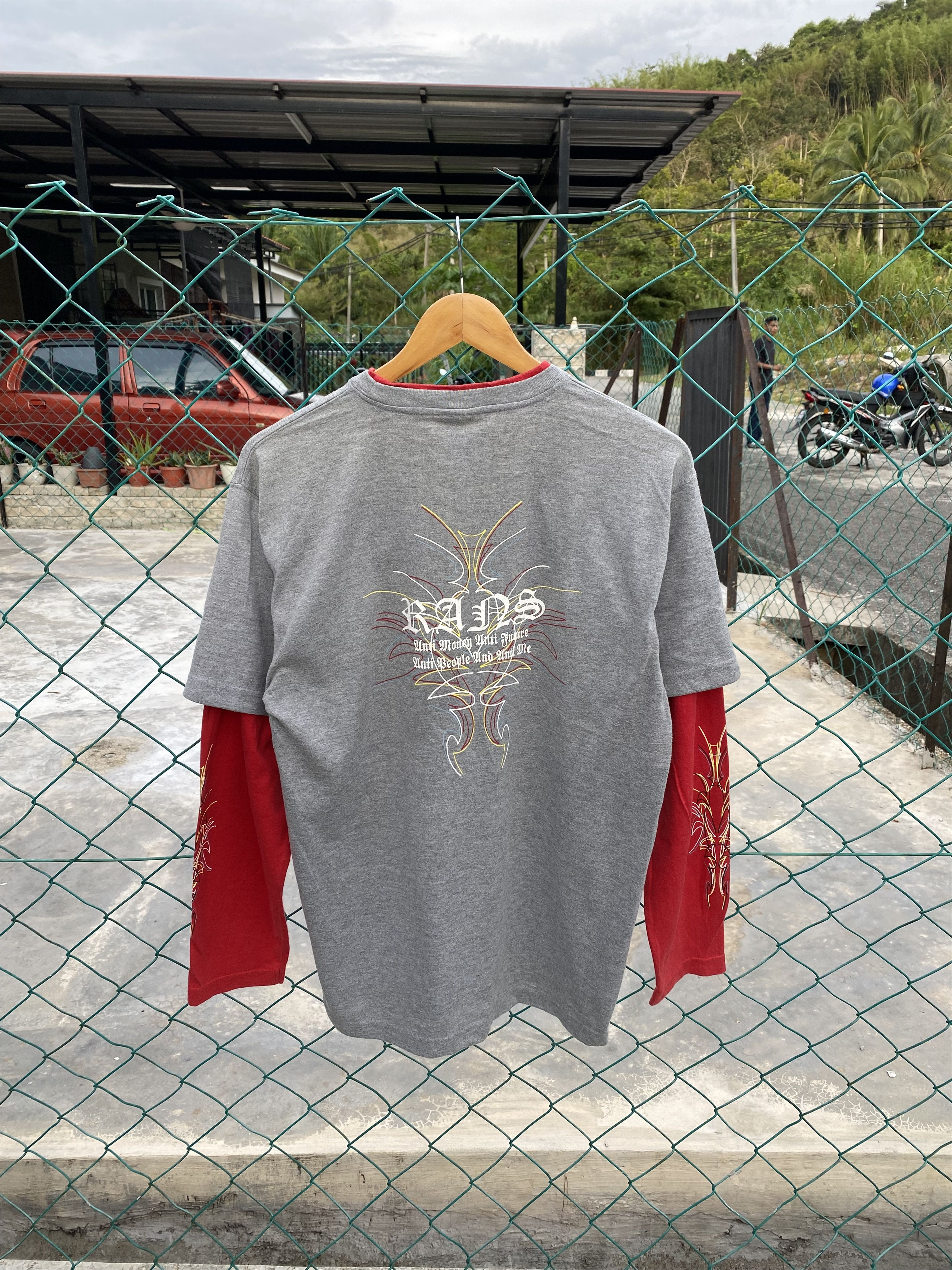 14th Addiction × Japanese Brand RANS punk style double sleeve tshirts Size US L / EU 52-54 / 3 - 2 Thumbnail