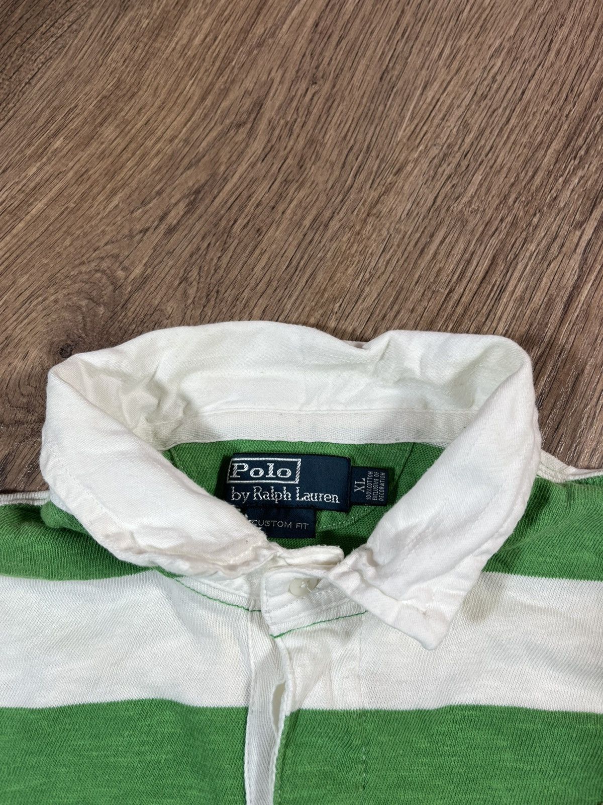Polo Ralph Lauren Vintage Polo Ralph Lauren Rugby Long Sleeve Shirt 90s Size US XL / EU 56 / 4 - 5 Thumbnail