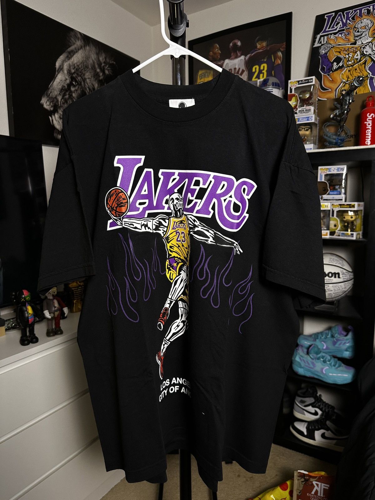 Warren Lotas Warren Lotas Lakers Tee🔥 Size US XL / EU 56 / 4 - 2 Thumbnail