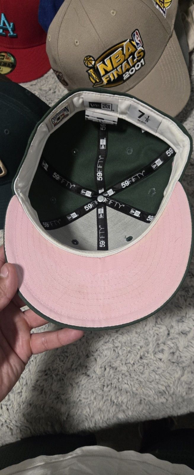 New Era Angels Fitted 7 1/8 Size ONE SIZE - 5 Thumbnail