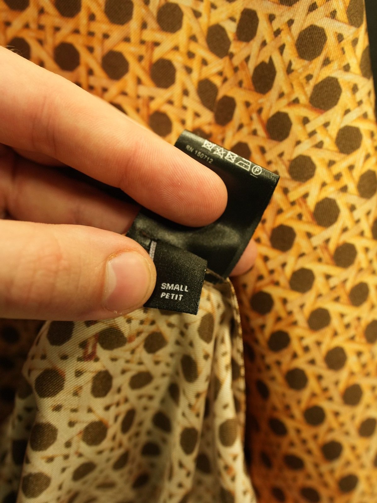 Amiri Amiri Weave Pattern Silk Shirt Size US S / EU 44-46 / 1 - 13 Thumbnail
