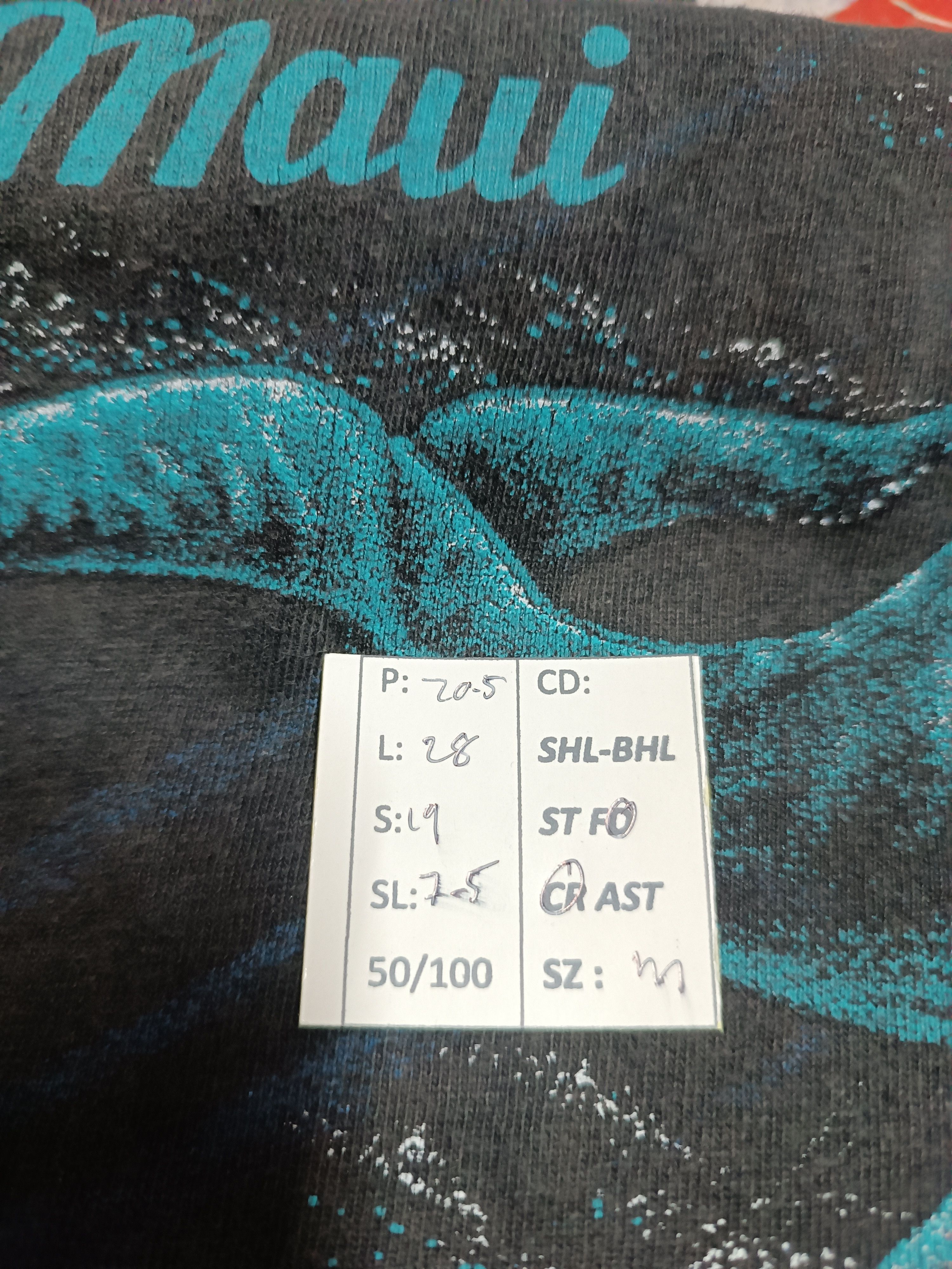 Vintage FADED VINTAGE 90'S MAUI WHALE ISLAND GIANT HAWAII GUAM TEE Size US M / EU 48-50 / 2 - 20 Thumbnail
