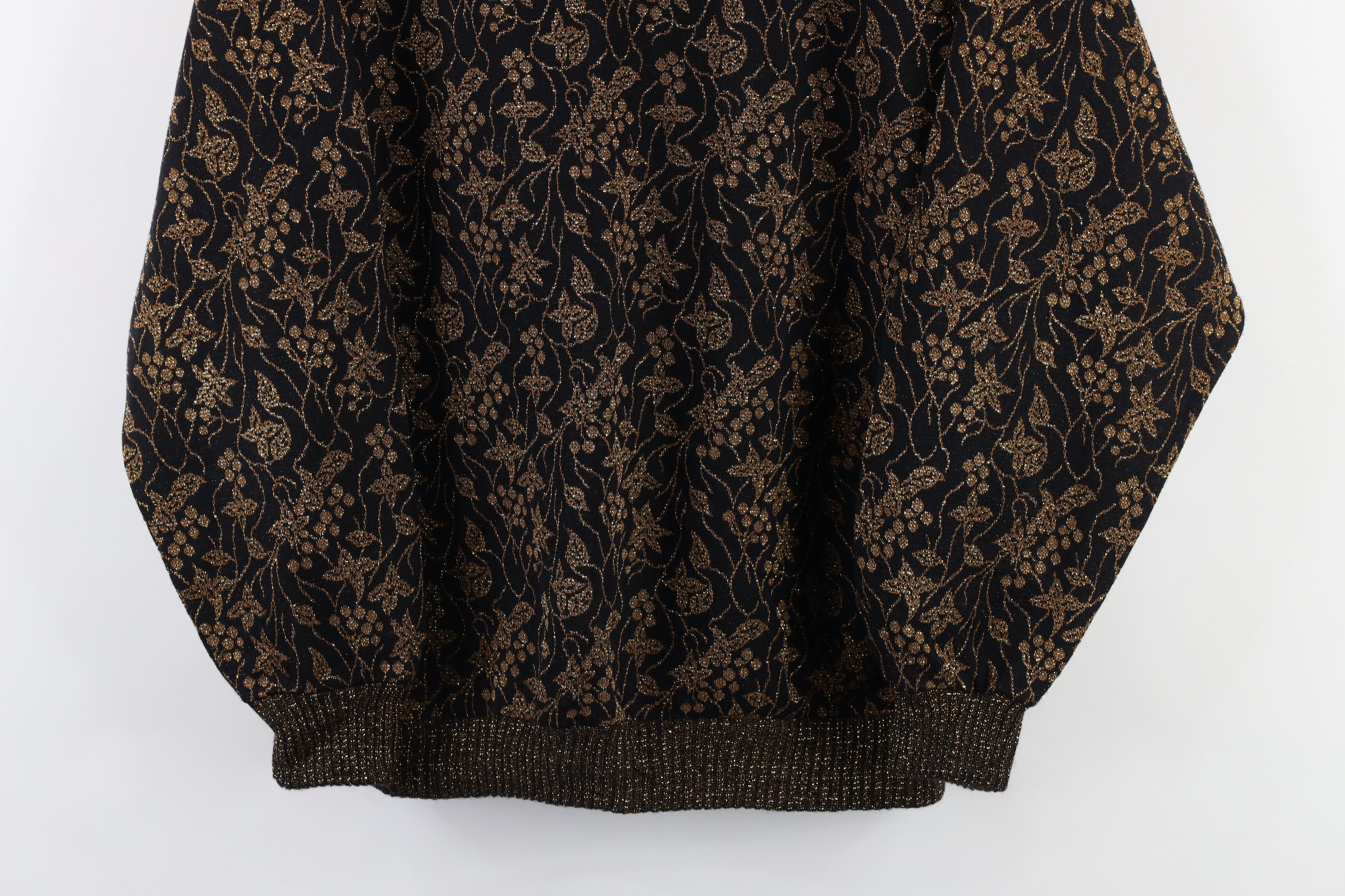 Vintage Vintage 90s Streetwear Knit Flower Crewneck Sweater USA Size M / US 6-8 / IT 42-44 - 3 Thumbnail
