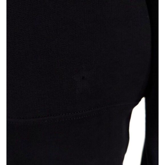 Mugler Mugler Logo Print Cropped Hoodie Size L Unisex Black Size L / US 10 / IT 46 - 9 Thumbnail