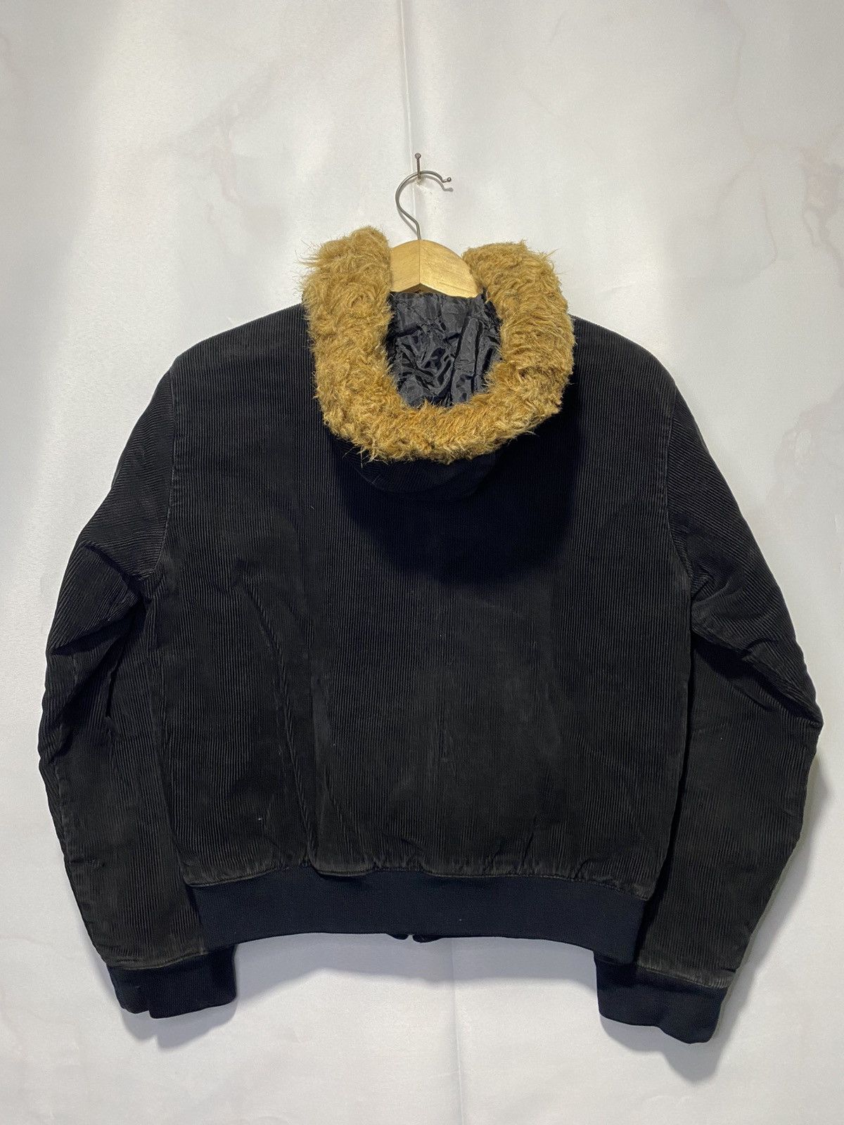 If Six Was Nine × Japanese Brand × Le Grande Bleu (L.G.B.) Blue Moon Blue Corduroy fur hoodie Size US M / EU 48-50 / 2 - 14 Thumbnail