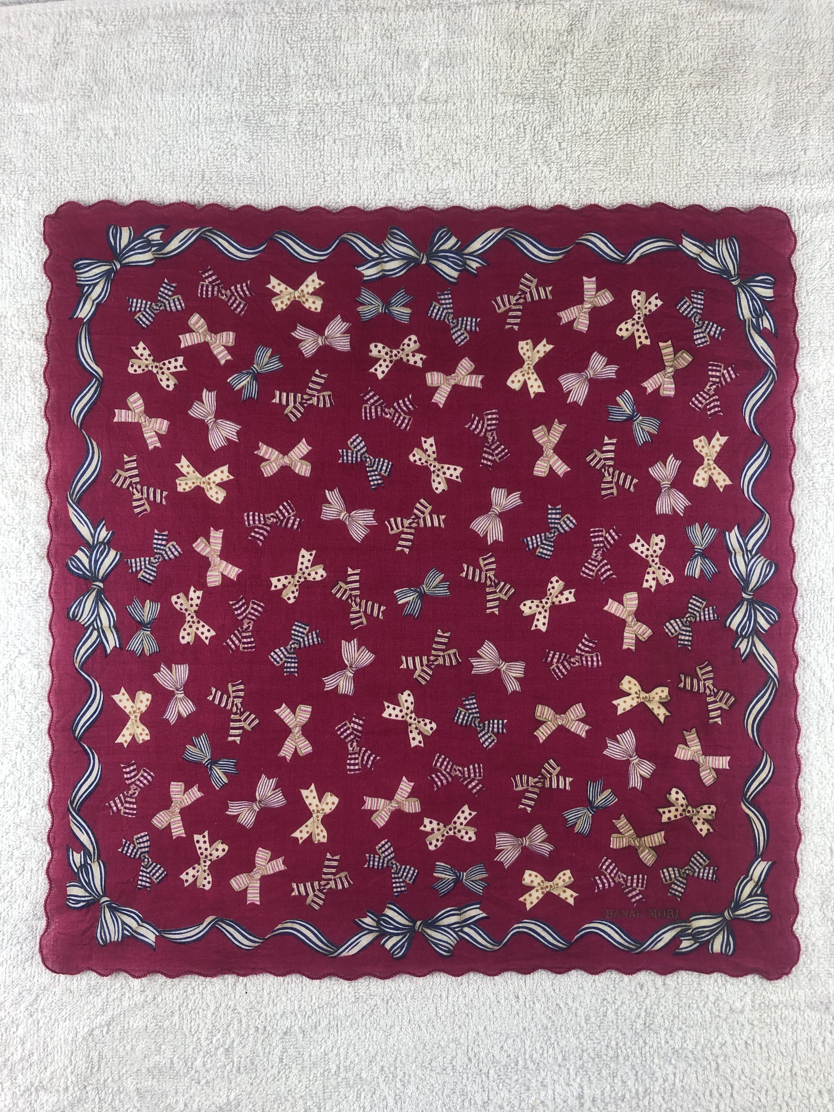 Hanae Mori × Japanese Brand × Vintage Hanae Mori Handkerchief / Bandana / Neckerchief Size ONE SIZE - 3 Thumbnail